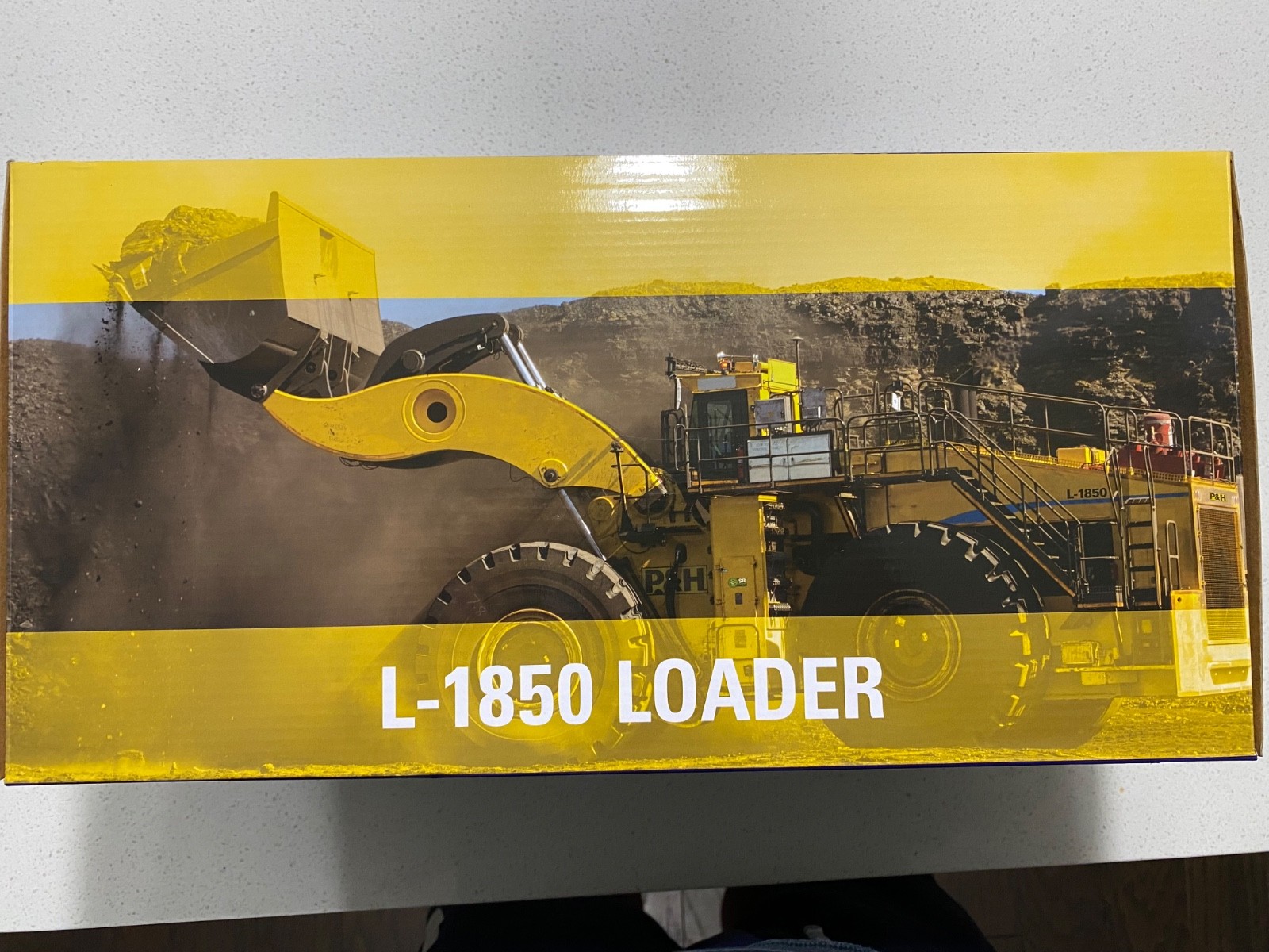 Komatsu L-1850 Wheel Loader – Weiss Bros 1:50 Scale Diecast Model #WBR034 New