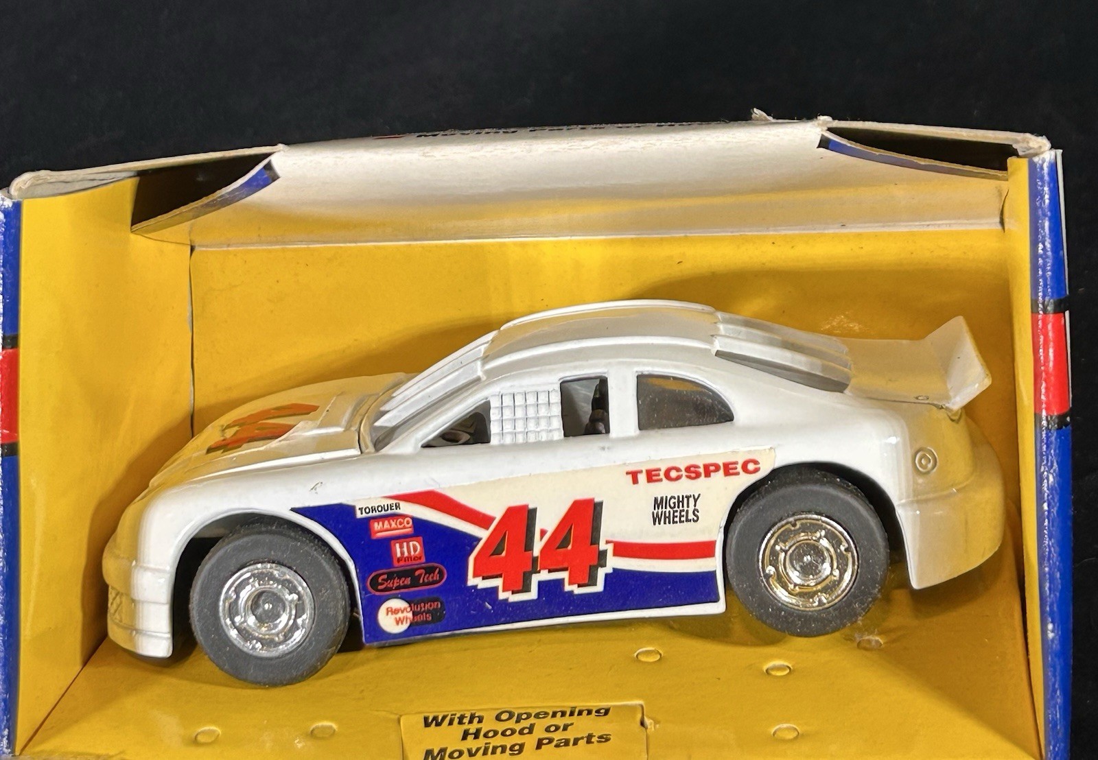 1998 Die-Cast Mighty Wheels Tecspec By Soma Metal Stock Car New In Box