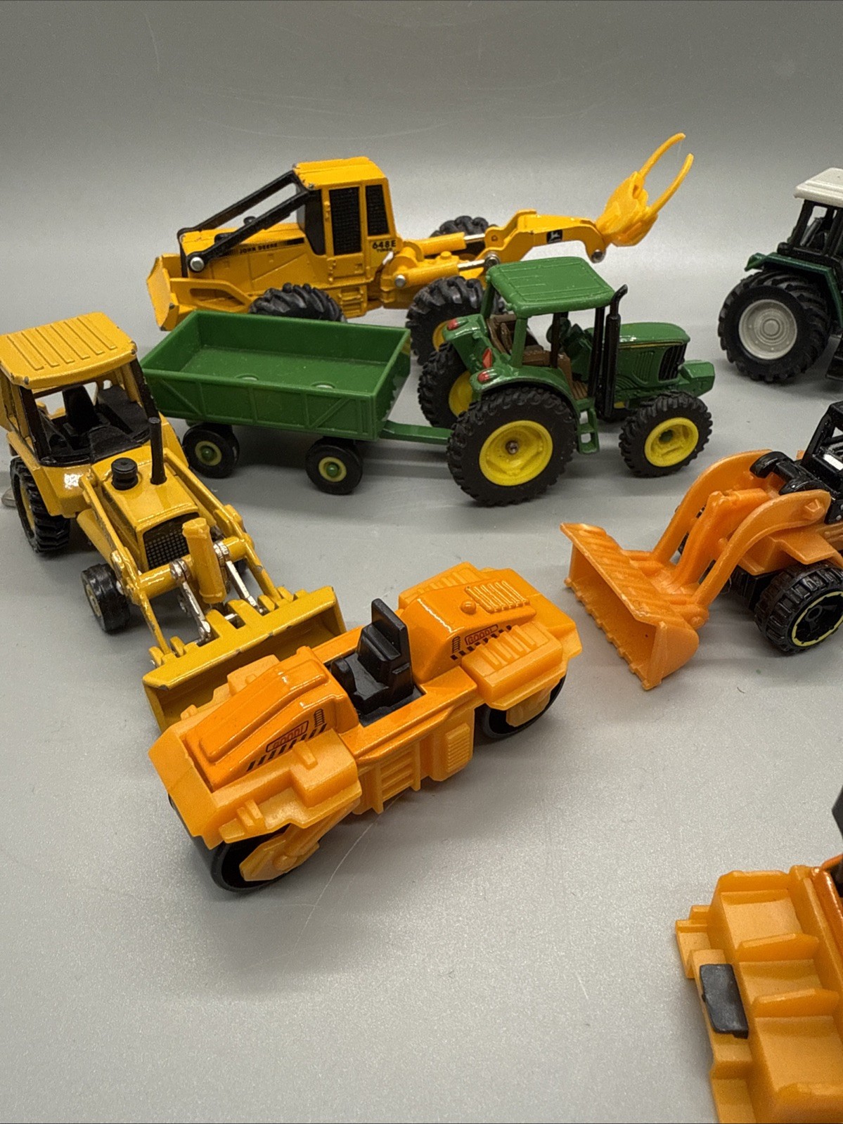 Ertl John Deere 648E Turbo Log Skidder 310 D Loader Tractor Steam Roller