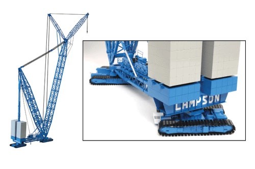 Classic Construction Models LAMPSON LTL-2600 Limited Edition All Brass Crane
