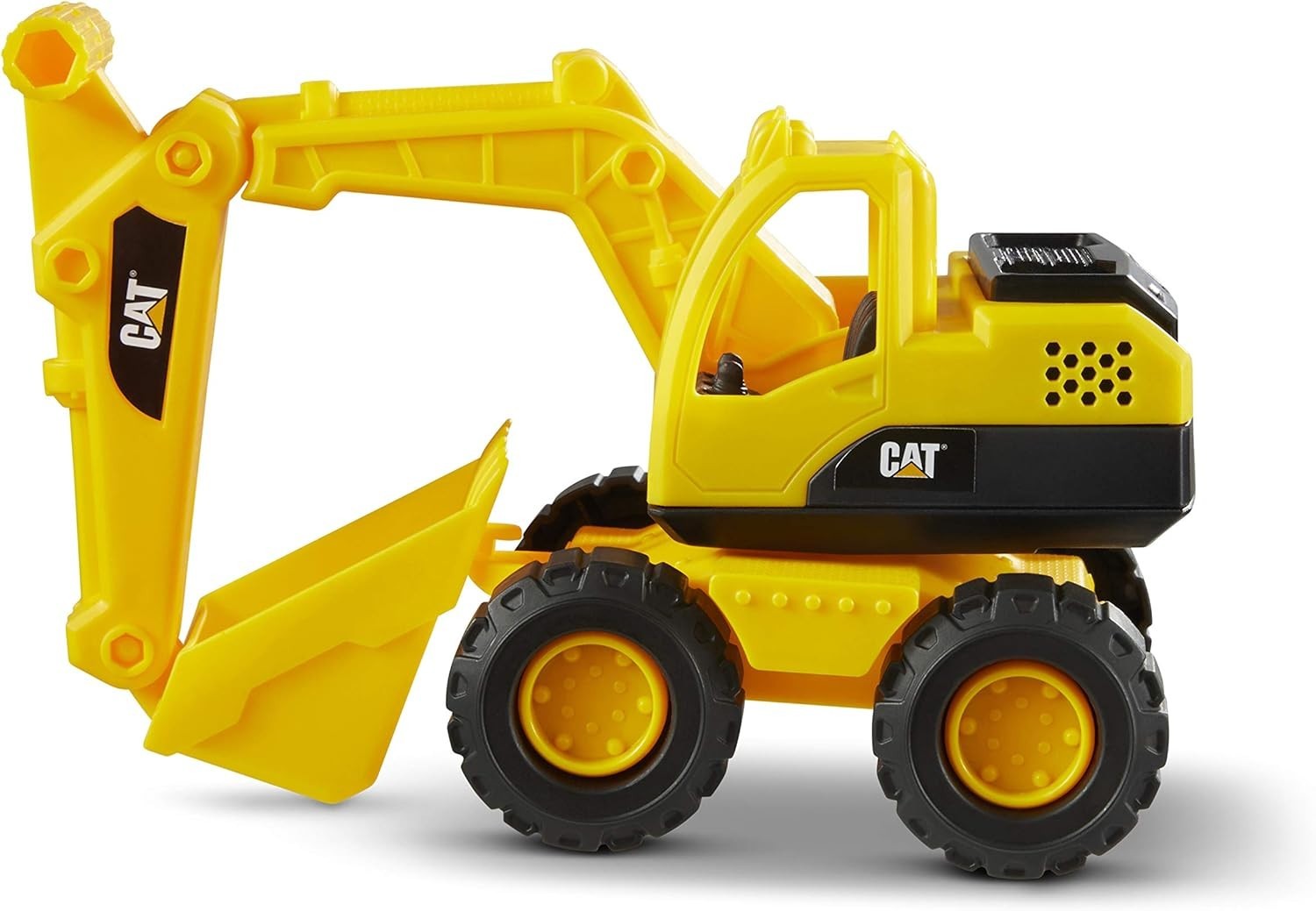 Realistic 10” Heavy-Duty Cat Excavator Toy – Ideal for Active Kids Aged 2+