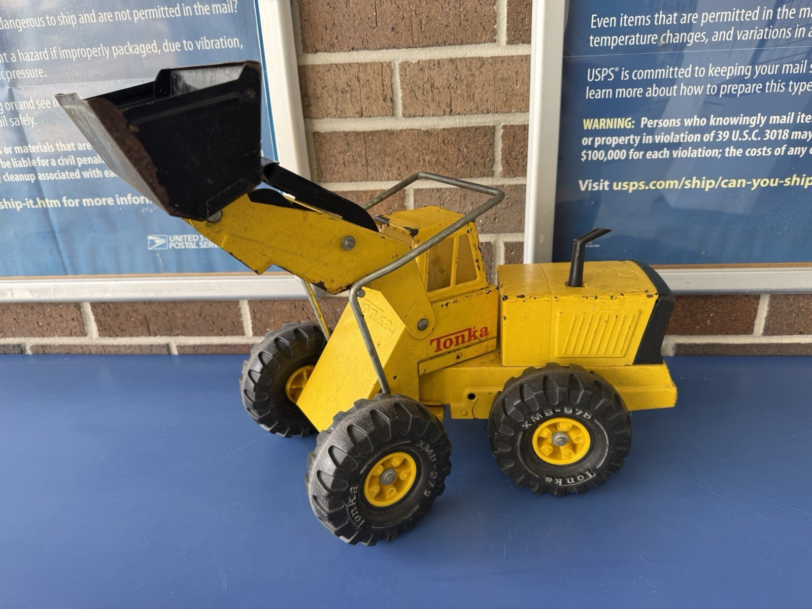 Vintage Mighty Tonka Turbo Diesel Xmb 975 Front End Loader 1970s