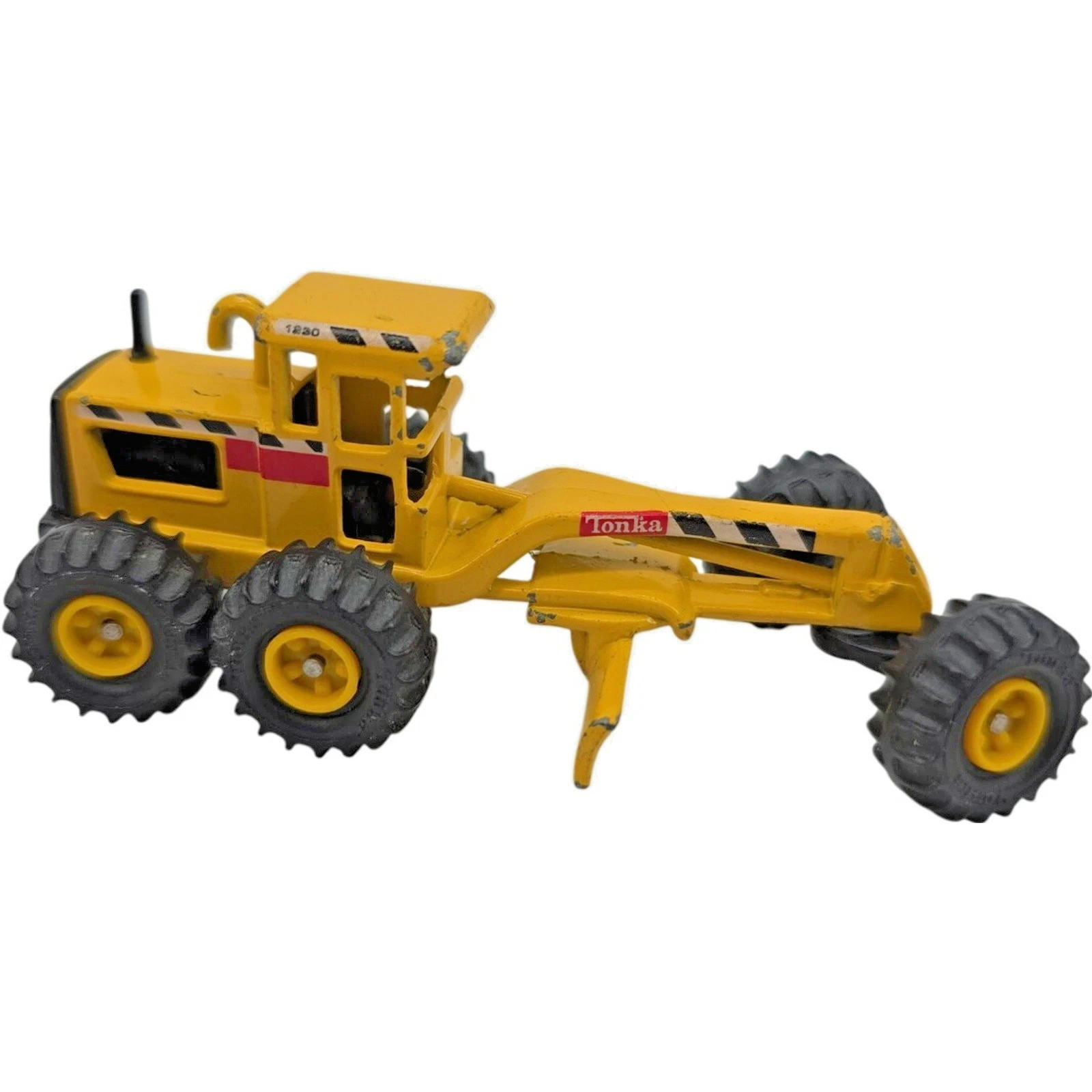 Maisto Tonka Hasbro 1998 Mini Road Grader Yellow Diecast 1:64 Vintage Toy