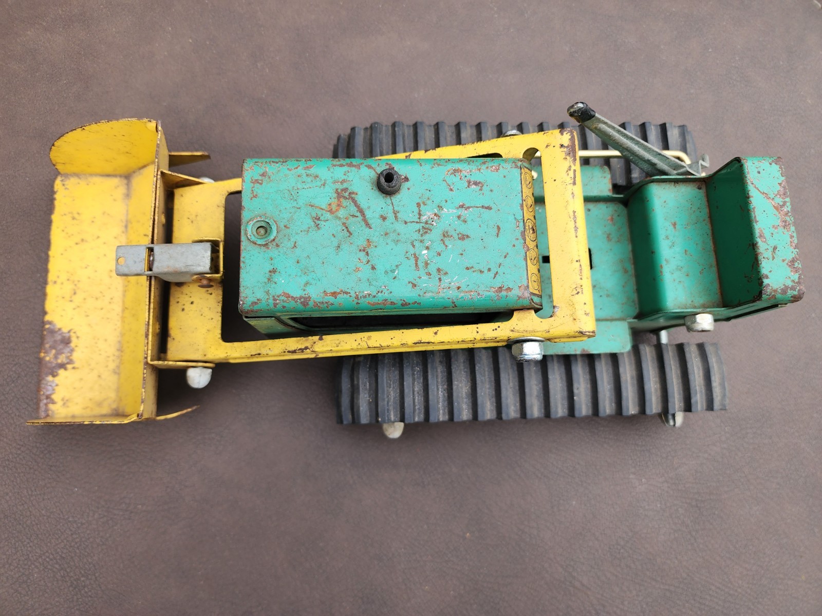 Tonka 1962 Green and Yellow Front Loader vintage #402