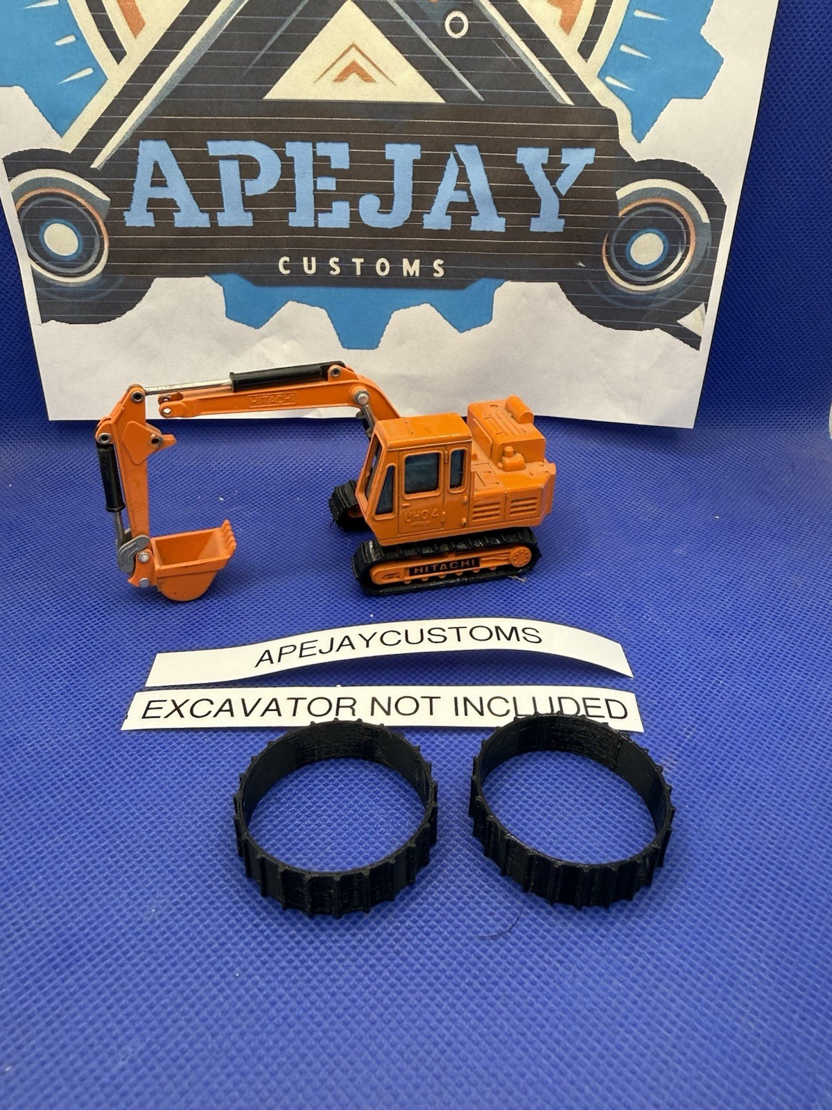 1 set of new tracks for Shinsei Mini Power # 12 Hitachi UHO 4 Excavator Digger