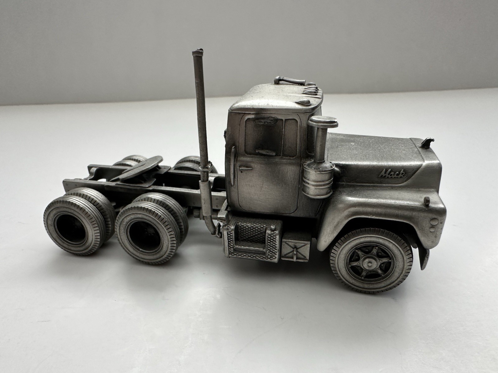 Mack Pewter R685ST Conventional Tractor Semi Cab Display – Preowned With Flaws