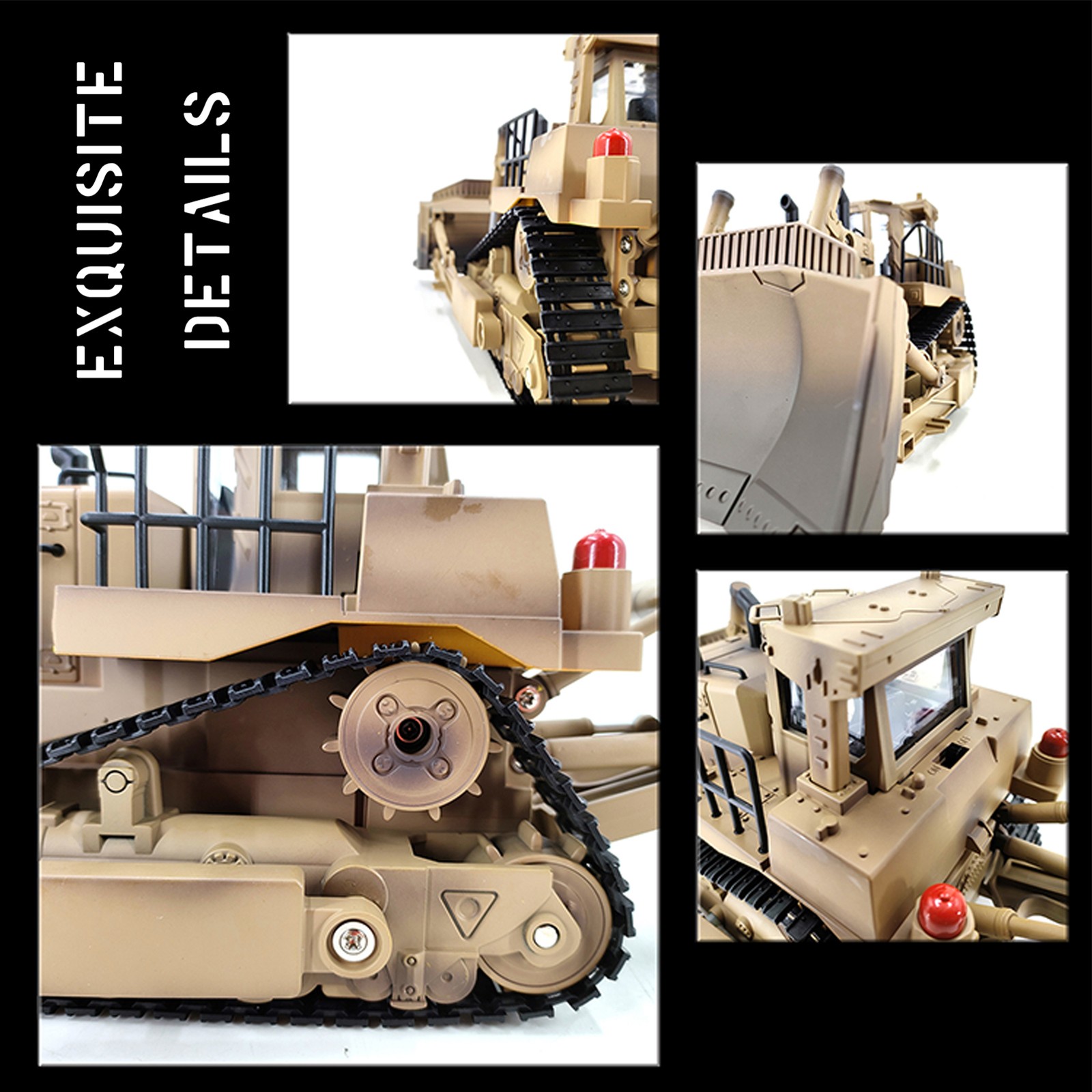 1/16 RC Dozer Design With Liftable Blade For Construction RVOS