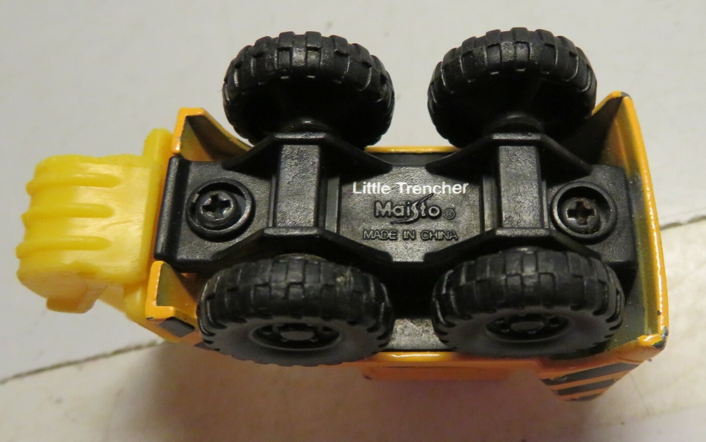 Maisto Die Cast Little Trencher Bob Cat Type Backhoe Used Skid Steer Bobcat Toy