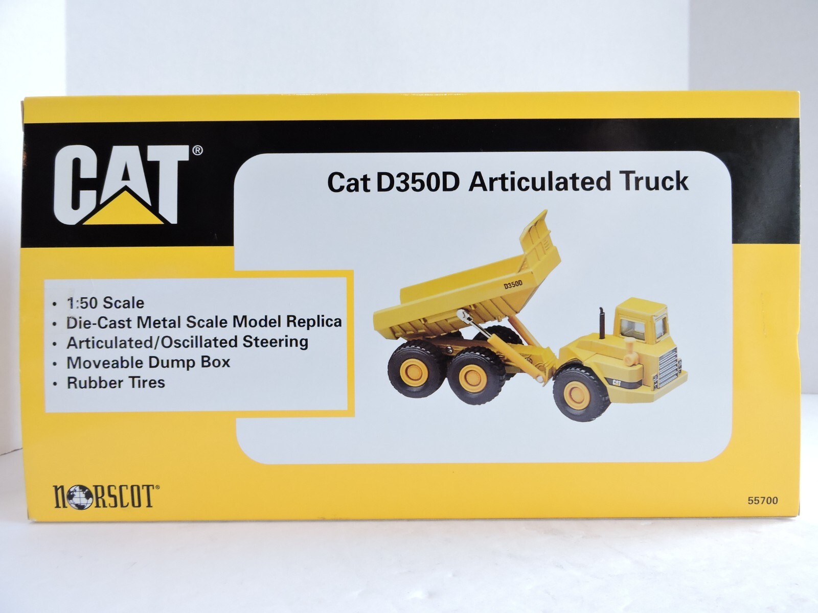 1998 VINTAGE Norscot Cat D350D Articulated Truck 1/50th Scale NEW IN ORIG BOX