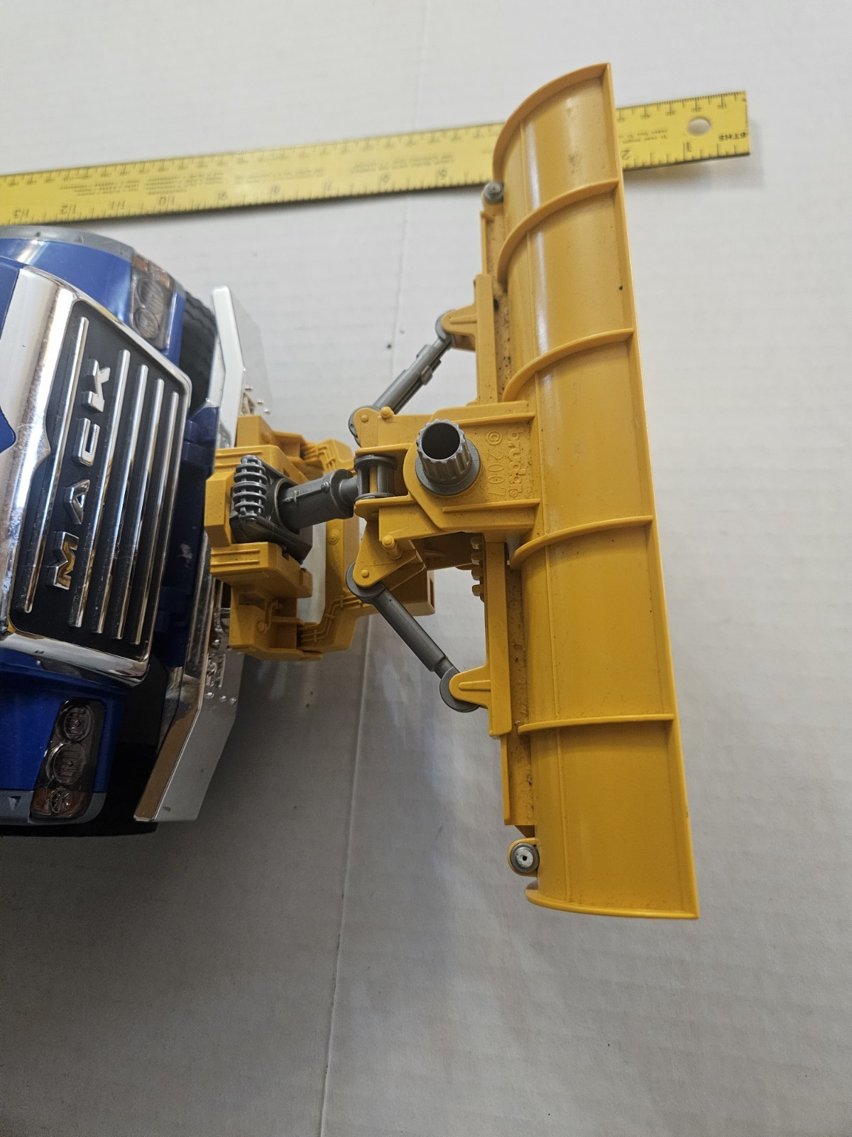 Bruder 02825 MACK Granite Dump Truck with Snow Plow Blade