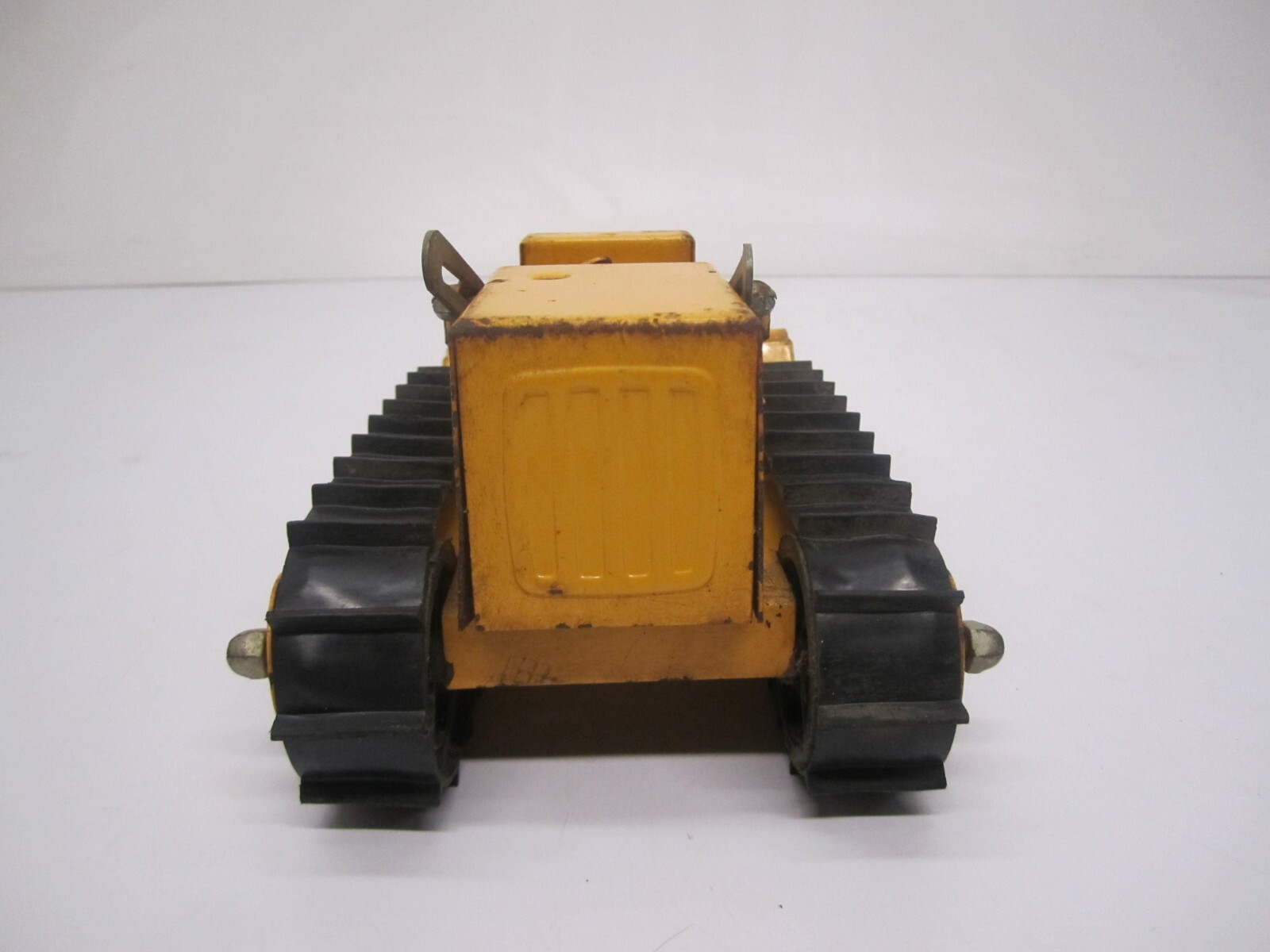 Vtg ERTL Toys Structo 3501 Construction Hi-Lift Bulldozer Toy Pressed Steel