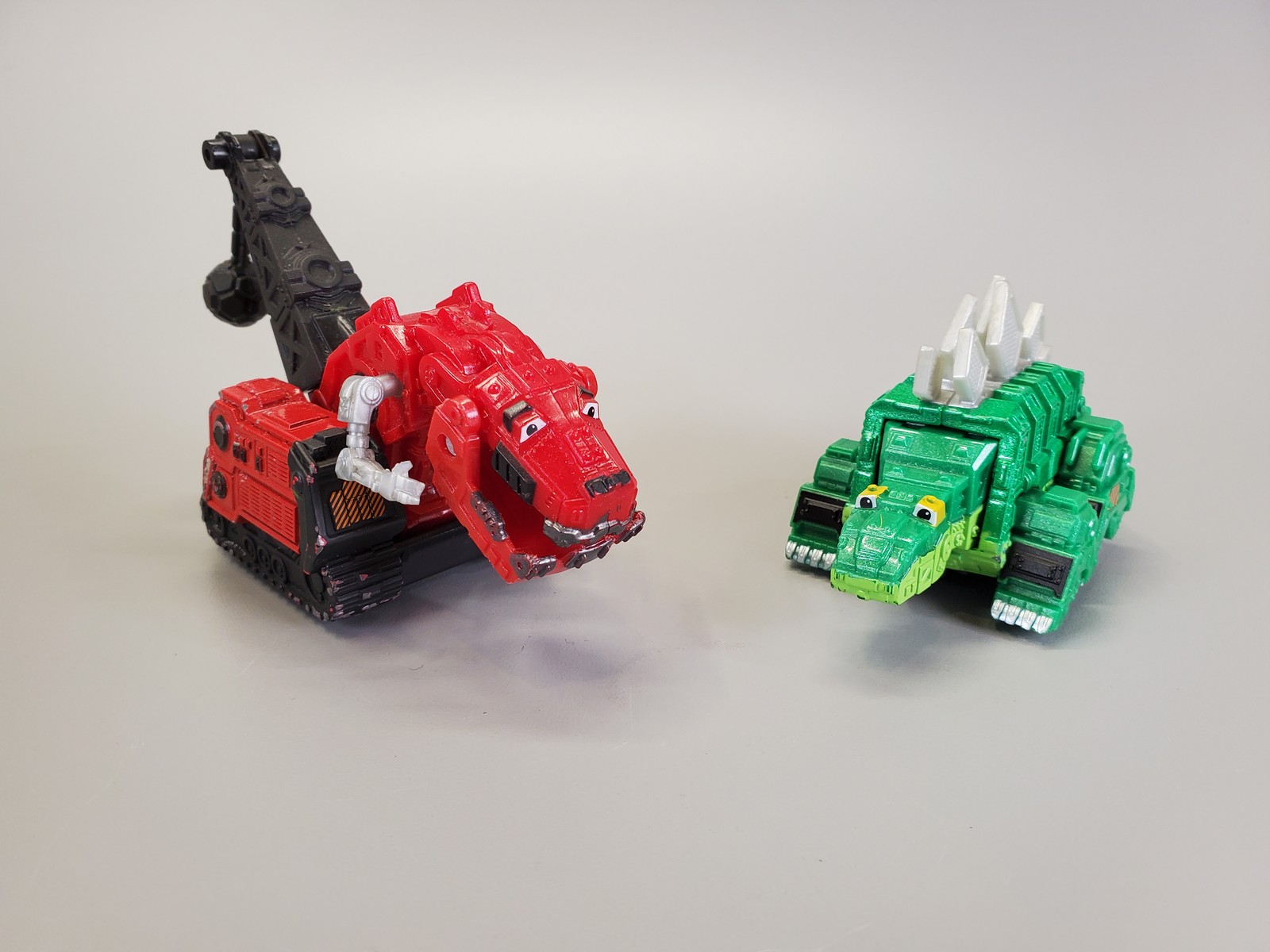 Lot of 2 Dinotrux Revvit & Ty Rux Diecast Construction Dinosaurs
