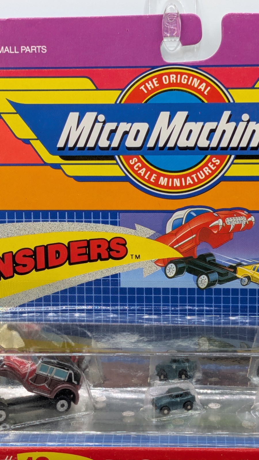 Micro Machines #12 INSIDERS Collection Set Bugatti/ Imperial & Ultrasmall -RARE