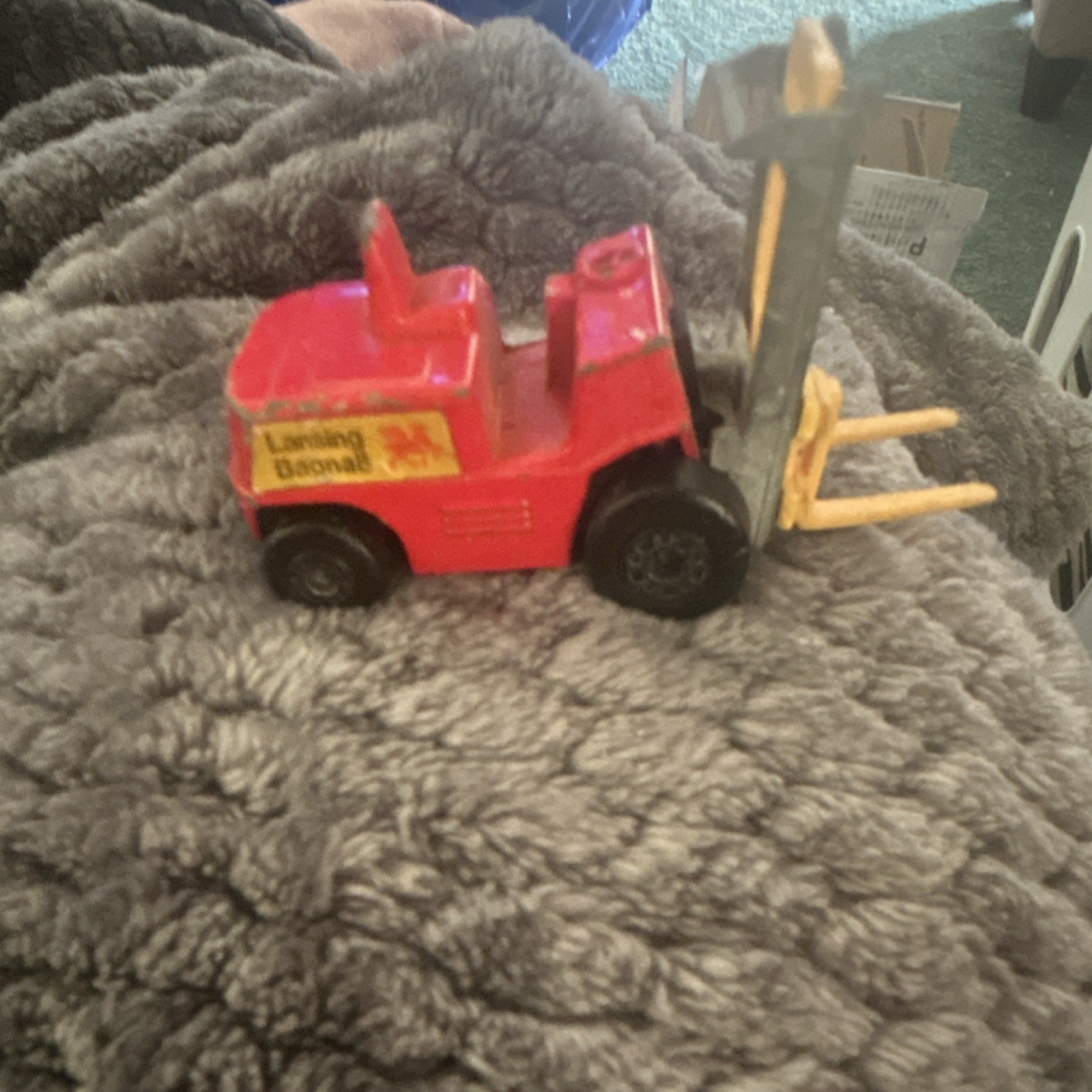 Matchbox Superfast Lansing Bagnall Lift Truck 1:75 Diecast 1972 Red Yellow Black