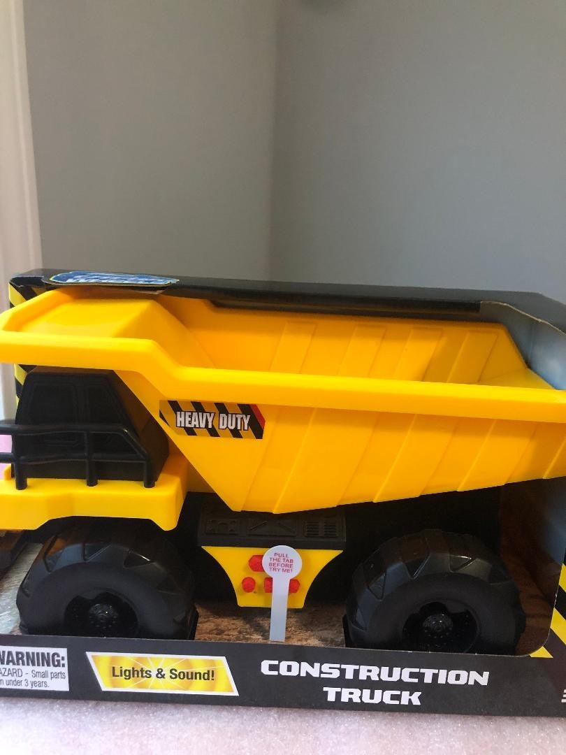 Construction Toys, Construction Fleet 10&Prime; Dump Truck Toy – Heavy‑Duty Plastic, W