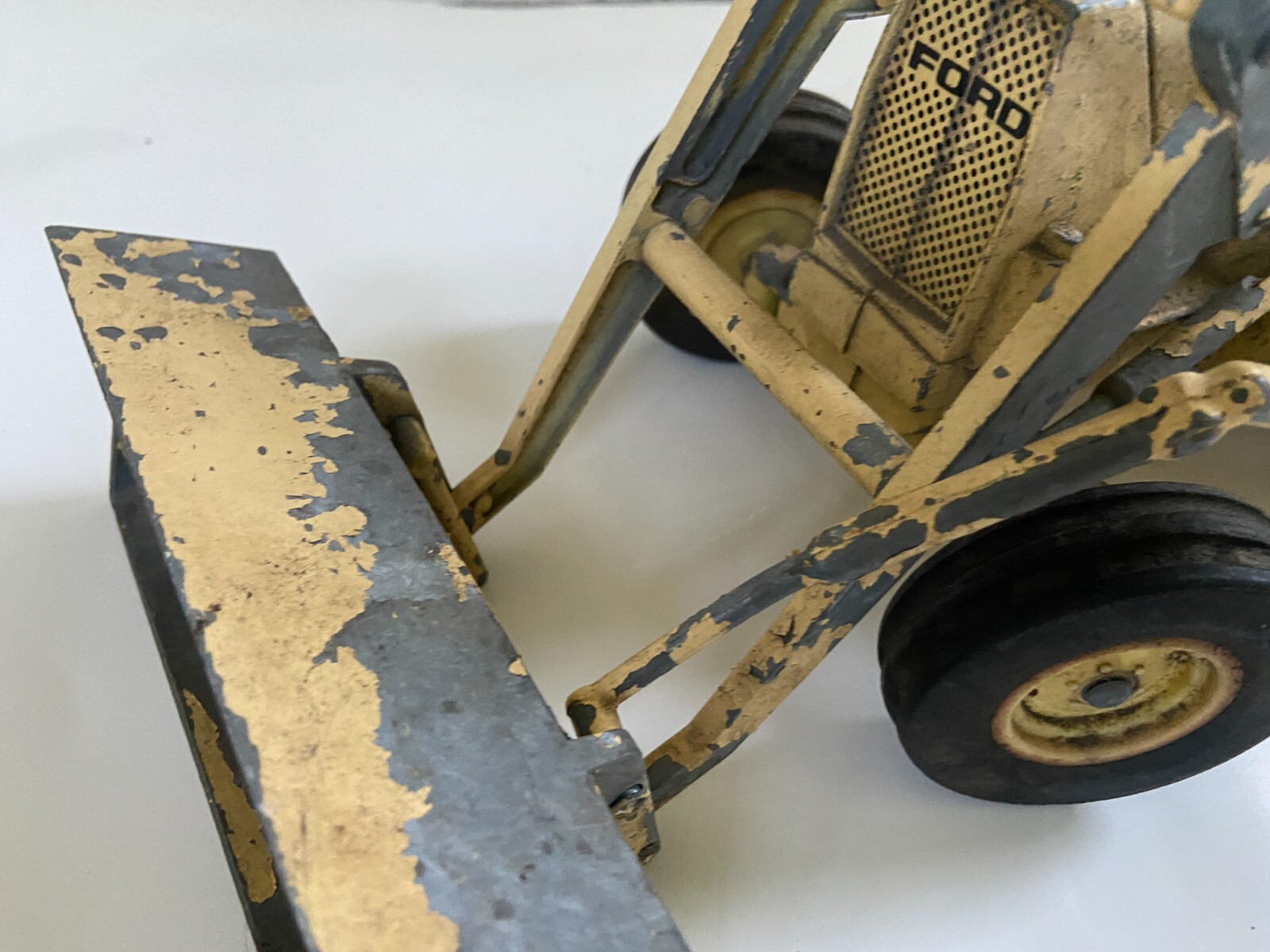 Vintage ERTL Ford 755 Backhoe Front Loader 1/12 Scale For Restore