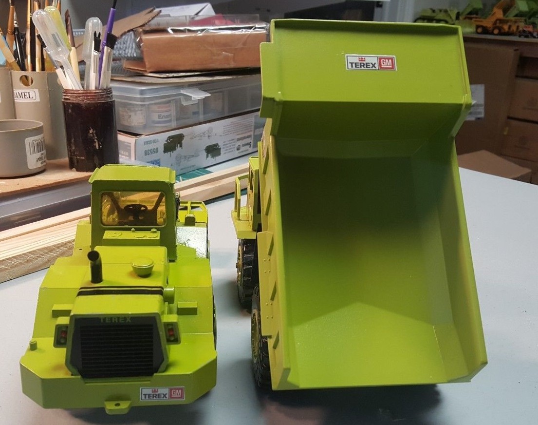 2 x TEREX GM models-1/40 33-07 Hauler/72-70 Loader $$ FREE SHIPPING !!!!