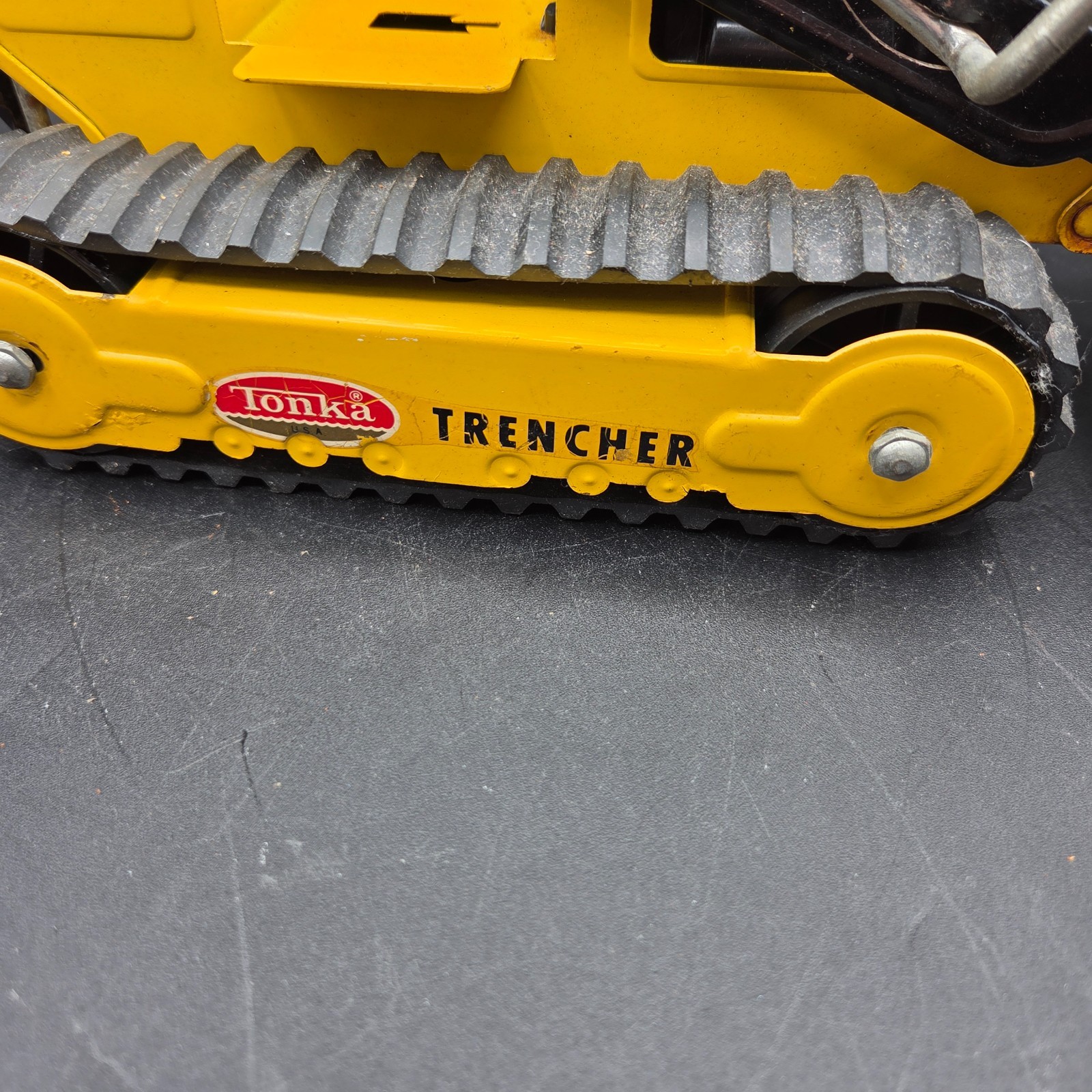 1960s Tonka Trencher Backhoe Loader Pressed Steel Made in USA &lsquo;Missing Bucket&rsquo;