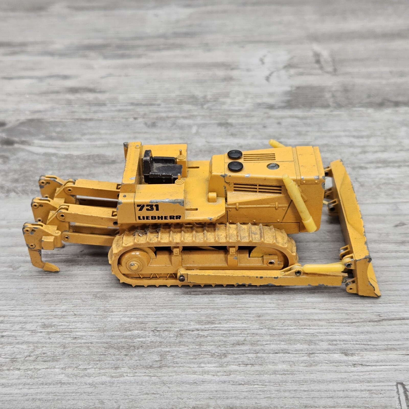 Vintage Gescha Liebherr 731 Bulldozer 1:50 Made in West Germany Parts Repair