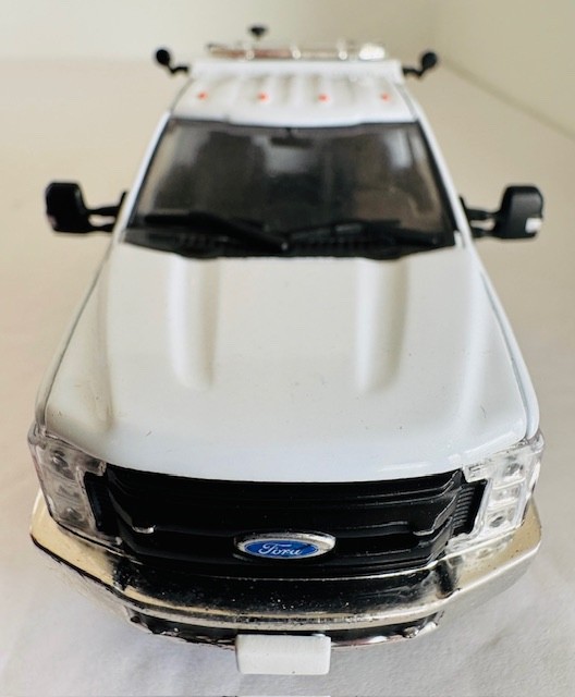 1:50 Ford F350 Road Service Truck White Work Bed Custom Bobcat Decals