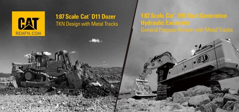1:87 DM D11 Dozer Bulldozer Construction Machine Equipment Vehicle Diecast Model
