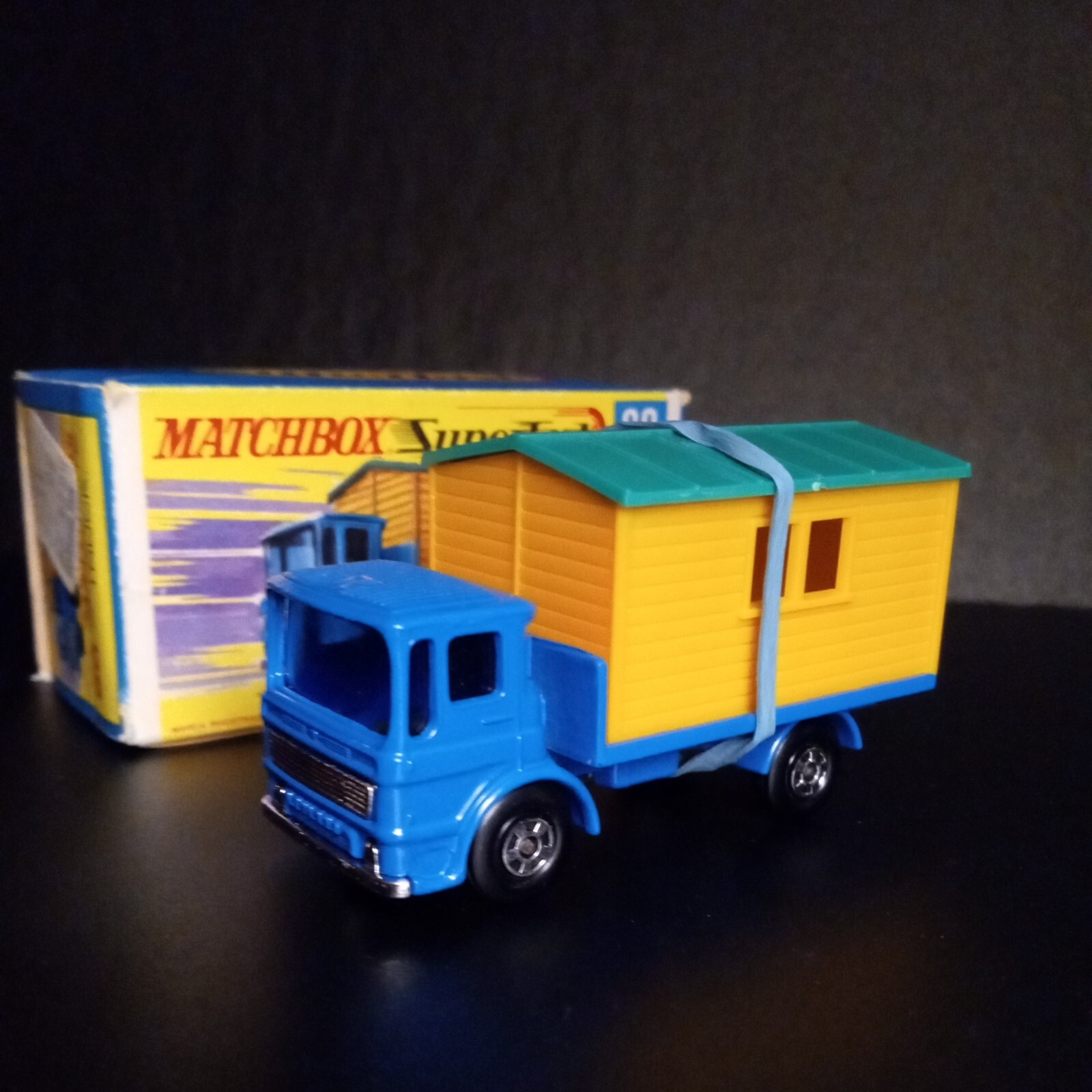 Matchbox Superfast #60 Office Site Truck « Rare Twin Rivet » In Orig G Box « Mint »