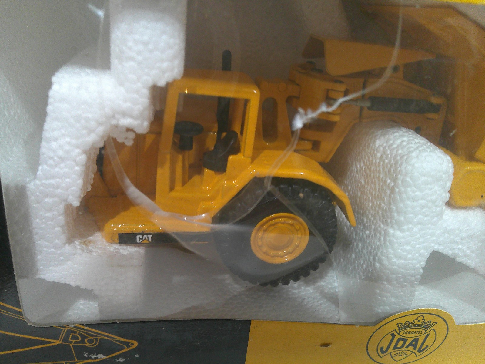 JOAL Caterpillar CAT 631 Tractor With Dumper #222 1:70 Scale Yellow Fair+ Box