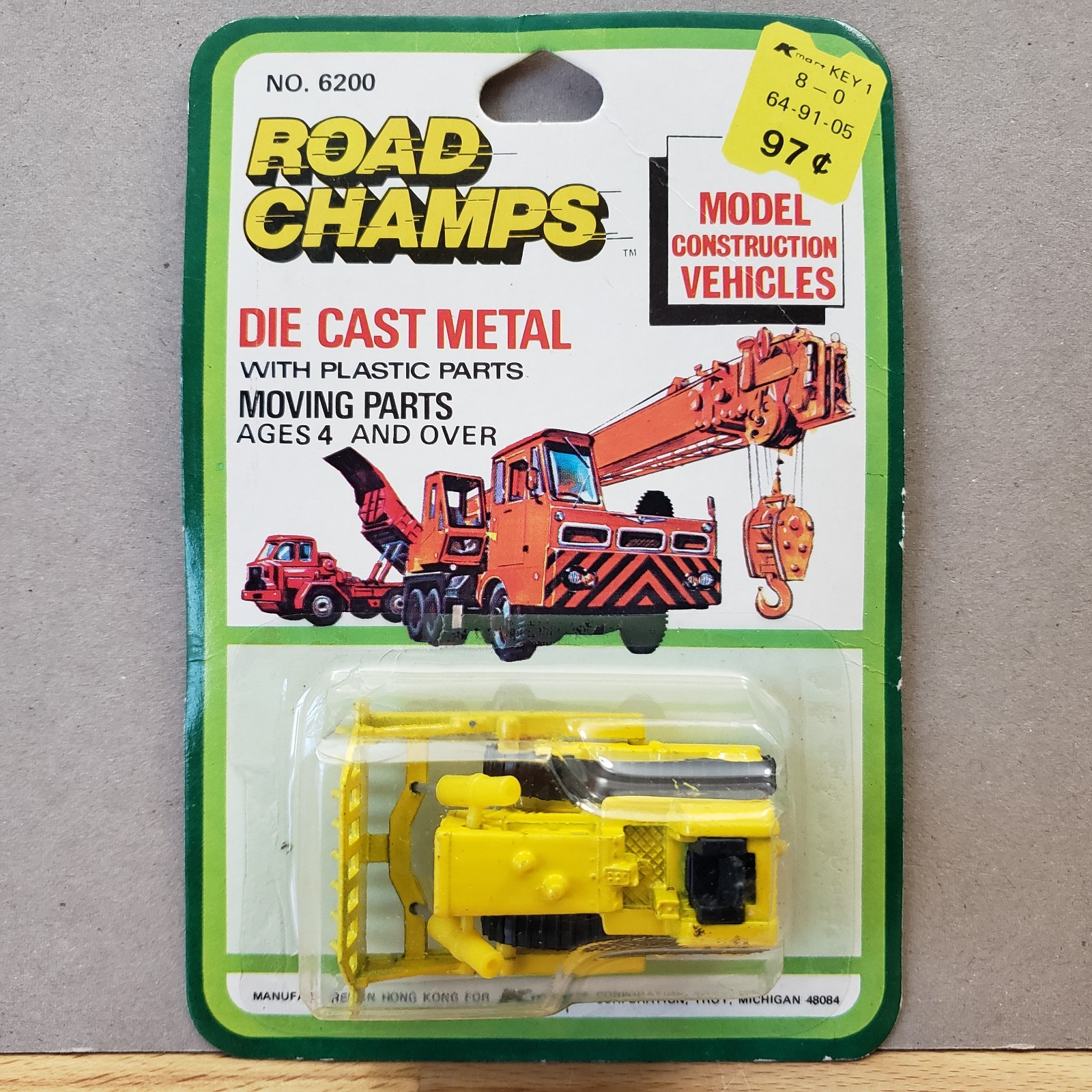 Road Champs Bulldozer Construction Vehicle Diecast Kmart Exclusive