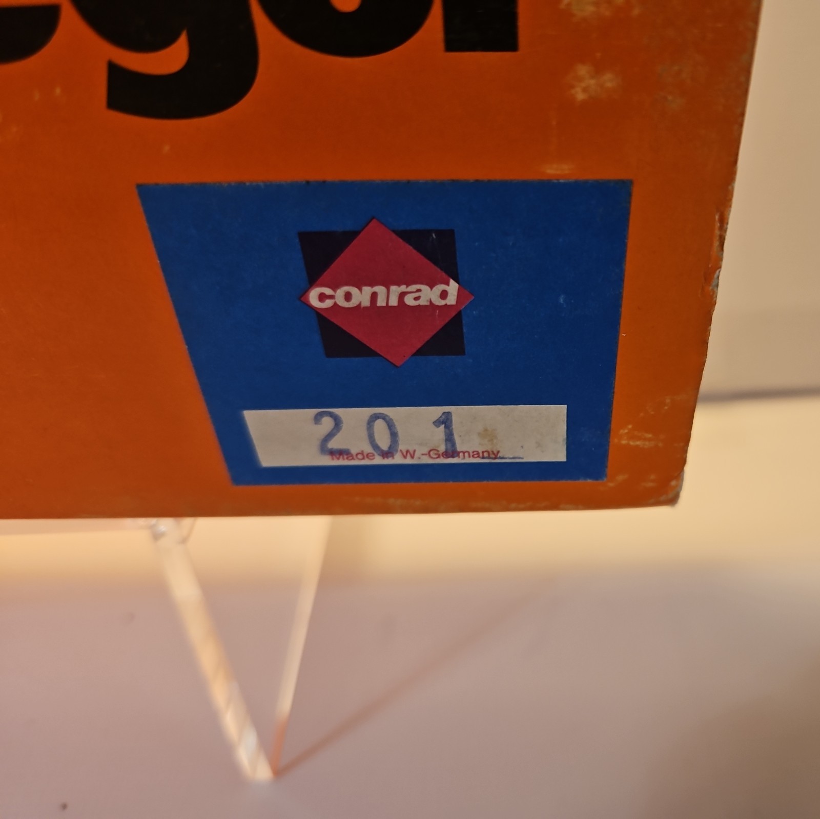 NOS Conrad (1/87th) #201 Peiner Tower Crane Turmdrehkran MIT Laufkatzausleger