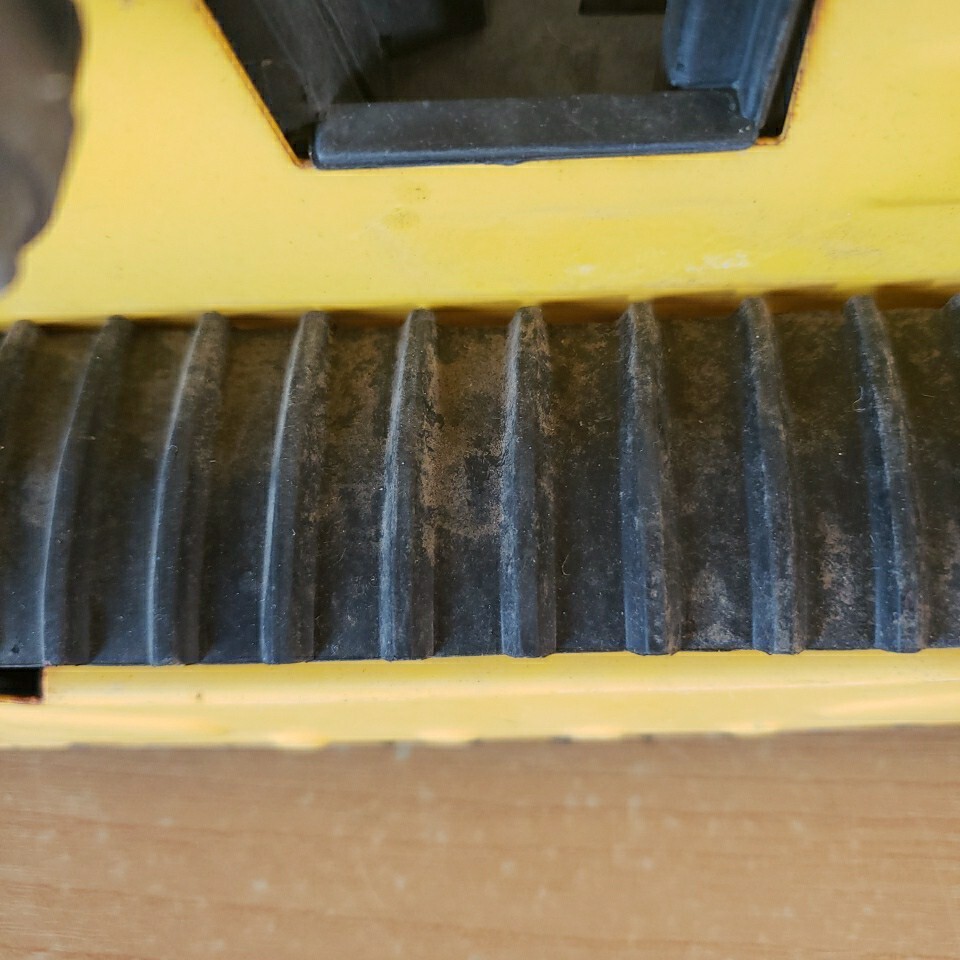 Vintage 1960s 70&rsquo;s Tonka Toy Truck Yellow Metal Backhoe Loader Excavator