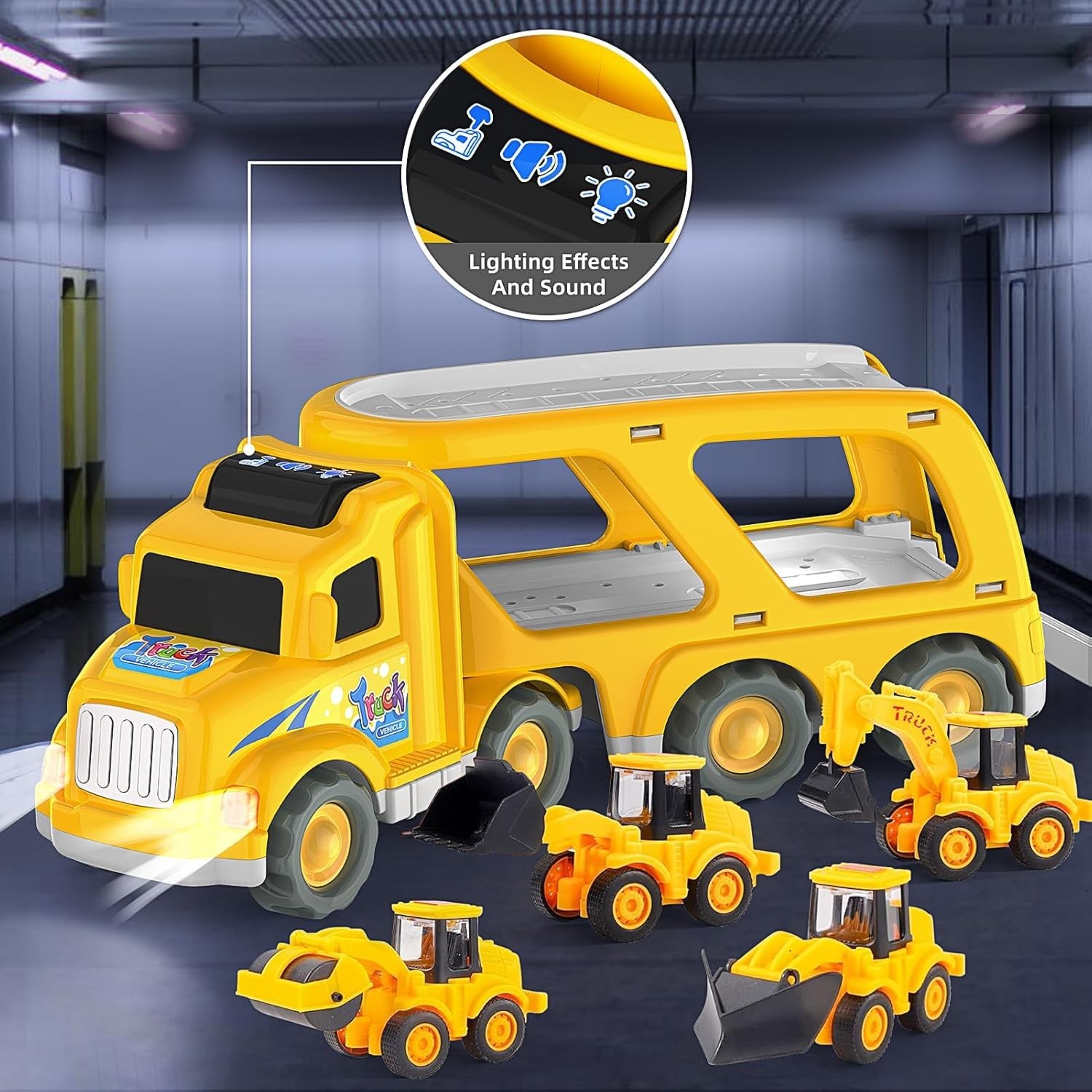 5-in-1 Friction-Powered Construction Truck Toy for Ages 3-6 – Perfect Gift!