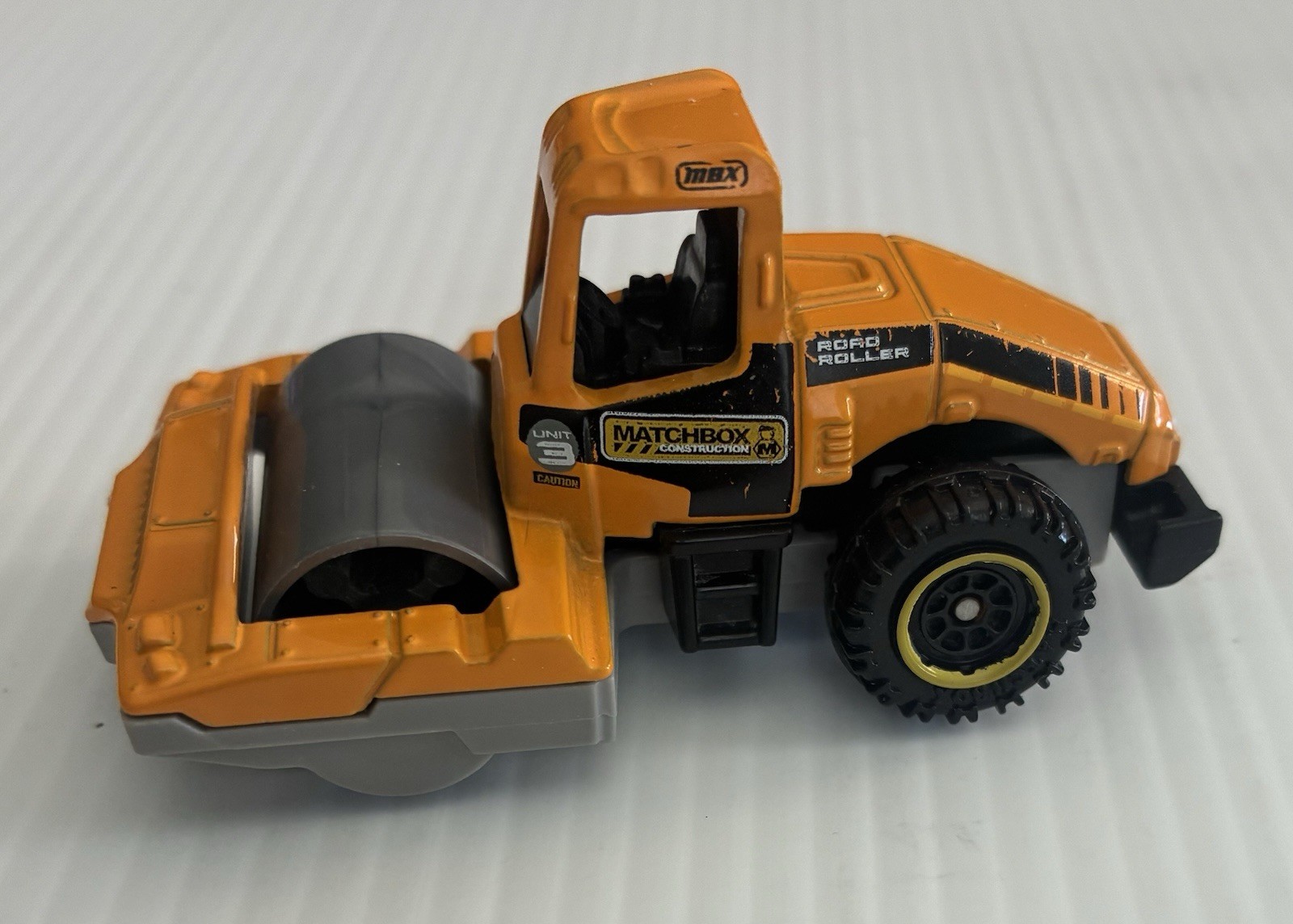 Matchbox Construction Turf Hauler,Road Roller, Maintenance,Auger Back Hoe