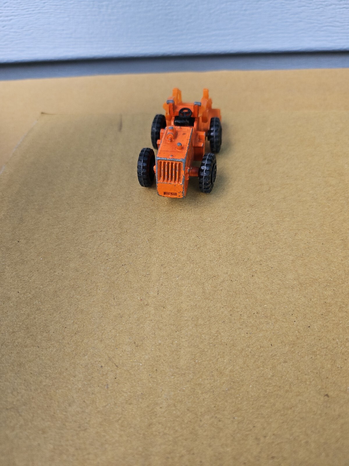 Zylmex Front Loader P308 Orange Made in Hong Kong Vintage Bin136