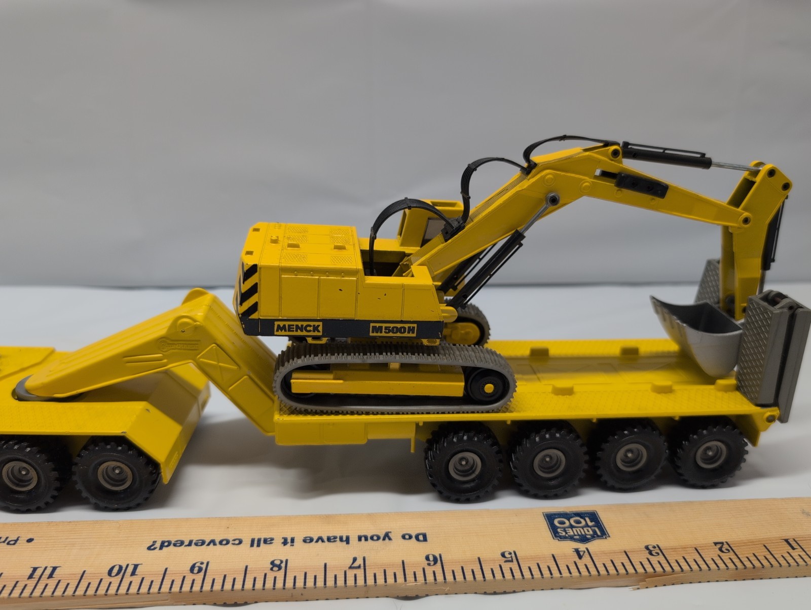 FAUN Truck Trailer MENCK M500H Hydraulic Excavator Grossbagger 3413 W. Germany