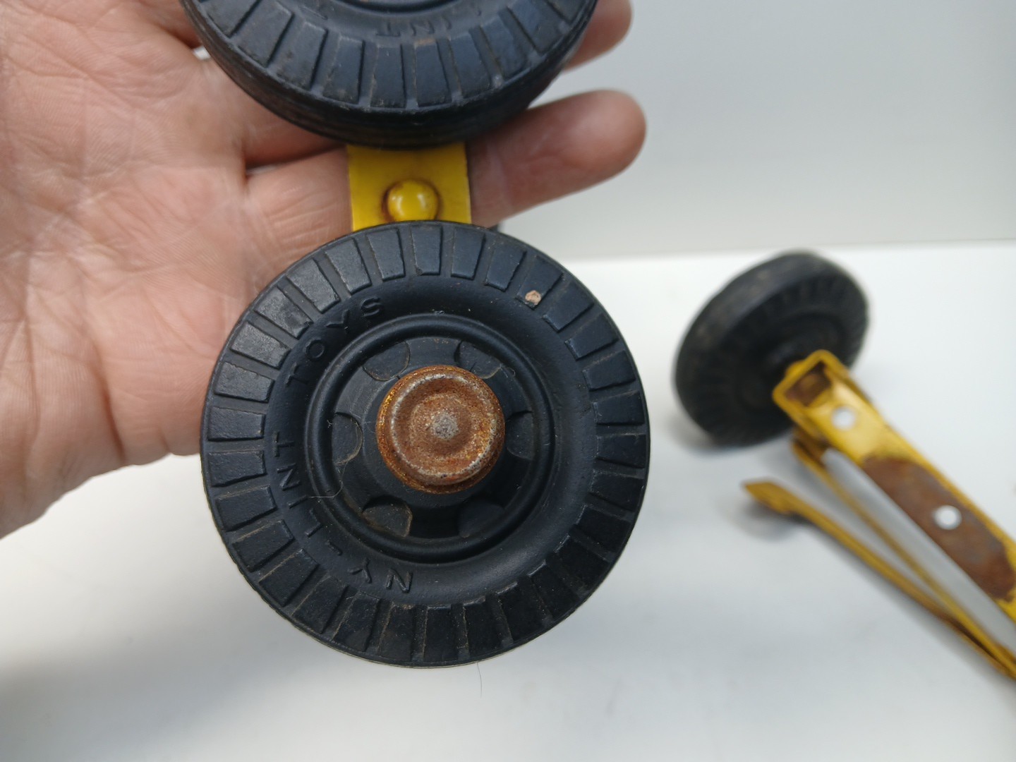 Nylint Michigan Crane T24 Tandem Rear And Front Axles For Parts