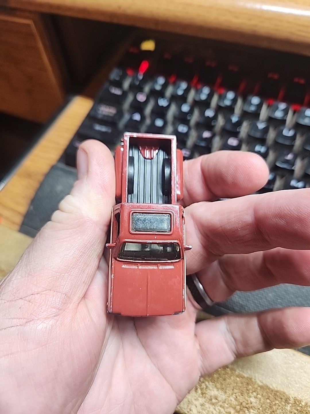 2019 Matchbox « Construction » 1975 Chevy® Stepside™ RUSSET BROWN Diecast Loose