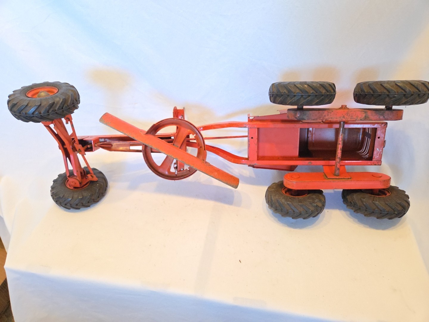 Doepke Model Toys Adams Road Grader Diesel Motor Steel 1950&rsquo;s Vintage Fair Cond