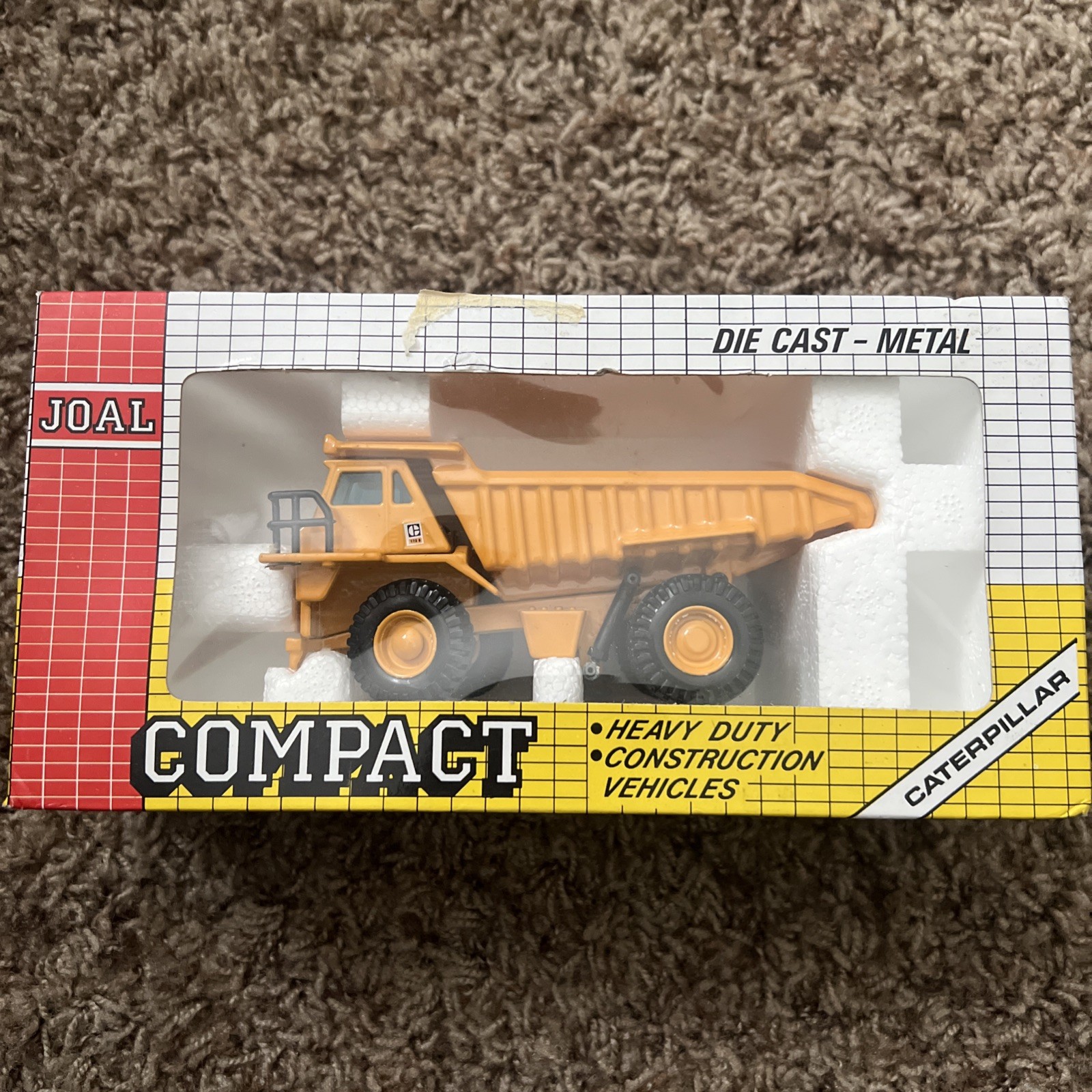 JOAL 223 COMPACT CATERPILLAR DUMPER TRUCK 773-B 1:70 Die Cast w/box NEW