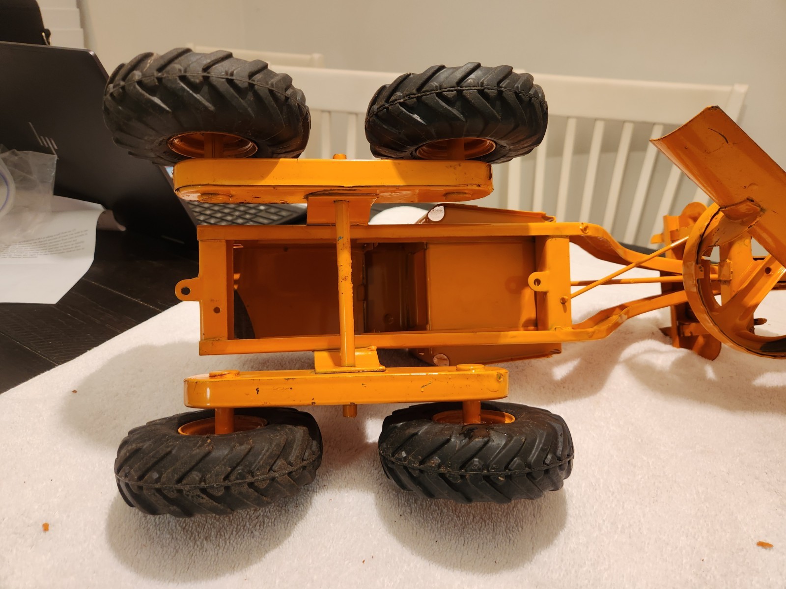 Vintage Adams Motor Grader 1950&rsquo;s Doepke Model Toy USA