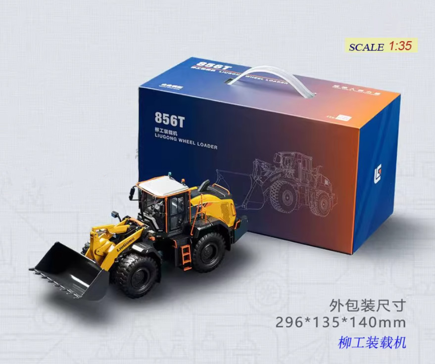 1:35 LIUGONG 856T Wheel Loader Construction Machinery Vehicle Diecast Model