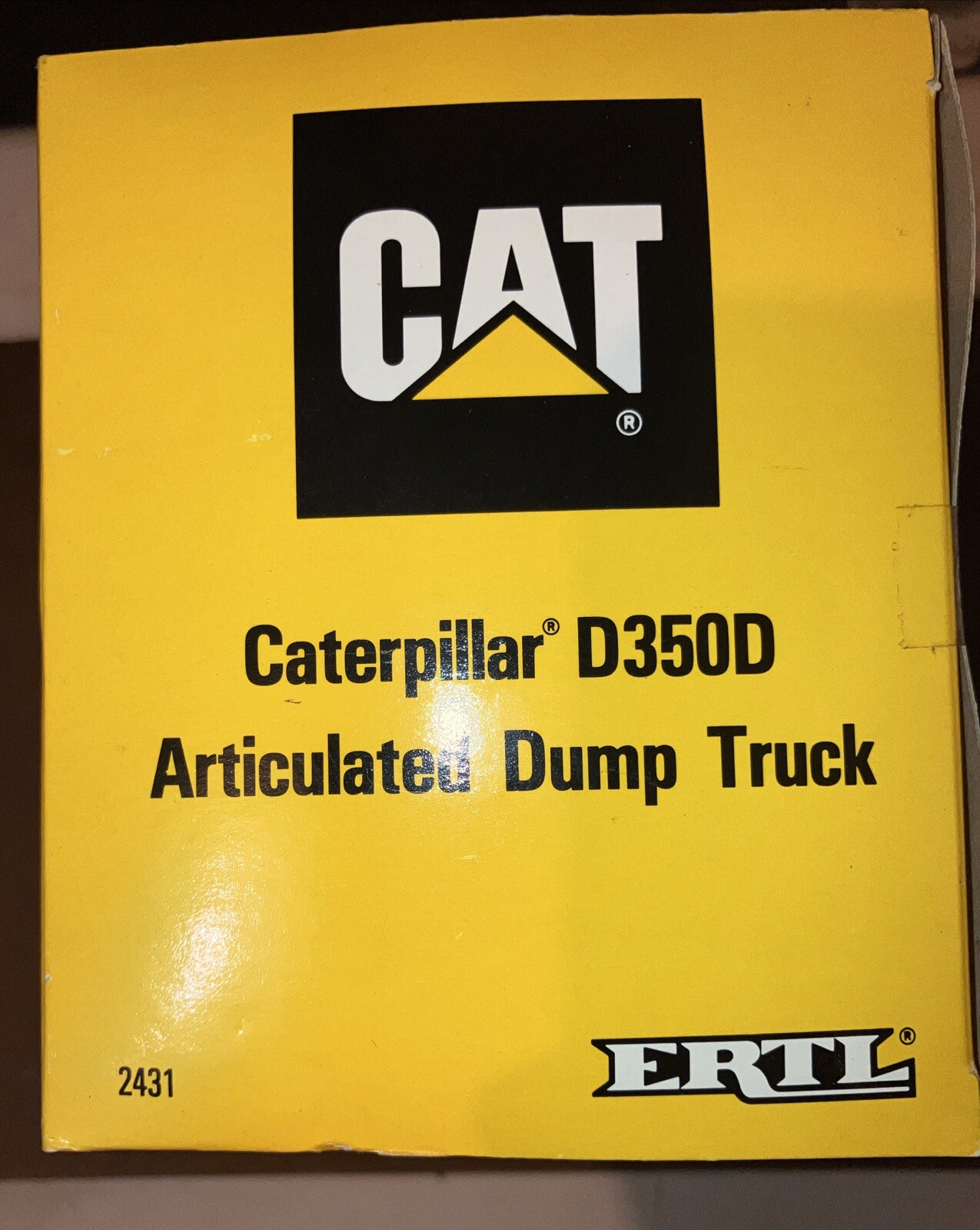 Caterpillar Cat D350D Articulated Dump Truck – ERTL 1:50 Scale Model #2431