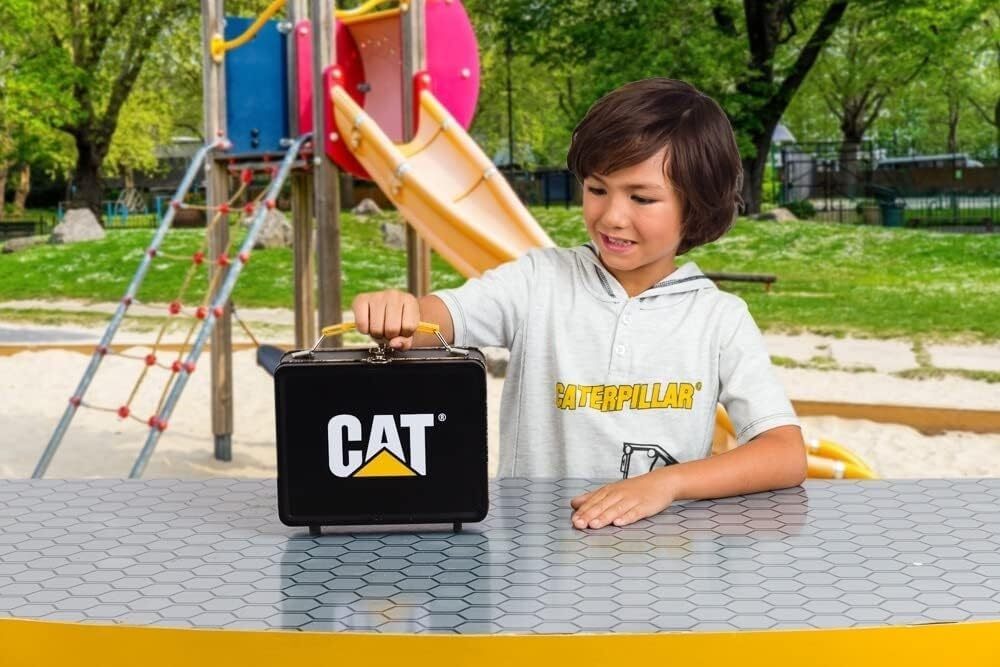 CAT Little Machines Store N Go Playset with Vehicles and Construction Accesso…