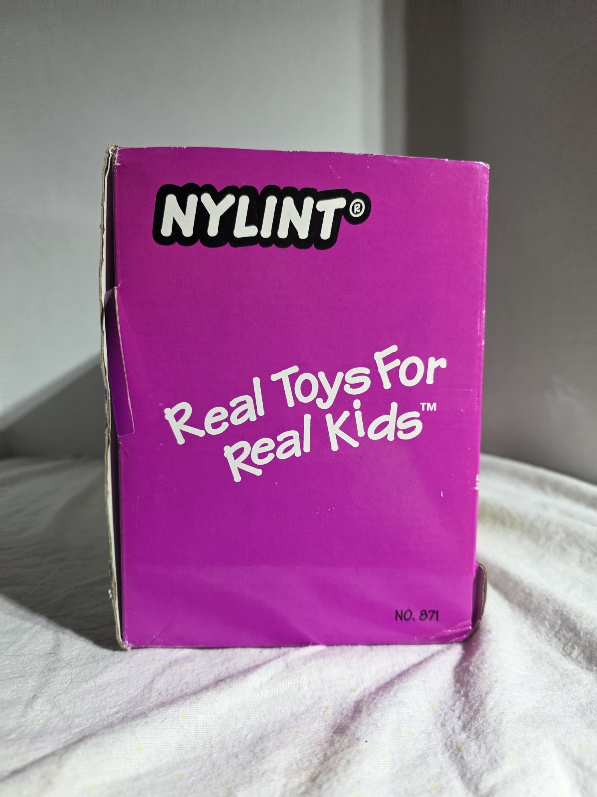 Nylint 871 Dump Truck Steel Maroon Gold Heavy-Duty Tires 1996 Toy