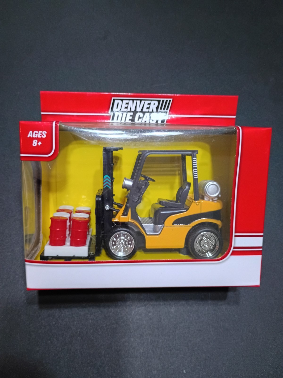 Denver Die Cast Yellow Black Lift Truck Diecast Model Ages 8+