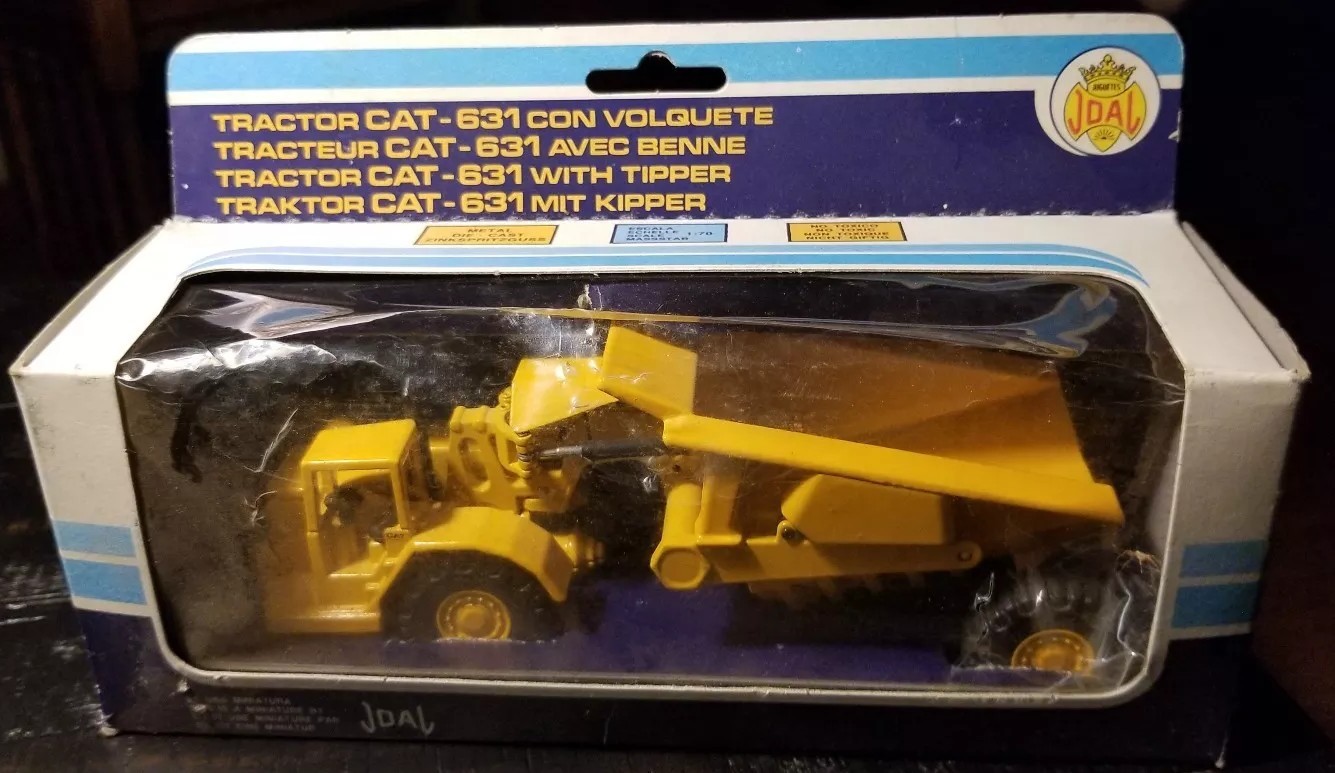 Diecast Construction equipment, JOAL CAT 631 With Tipper Ref. # 222 (15J)