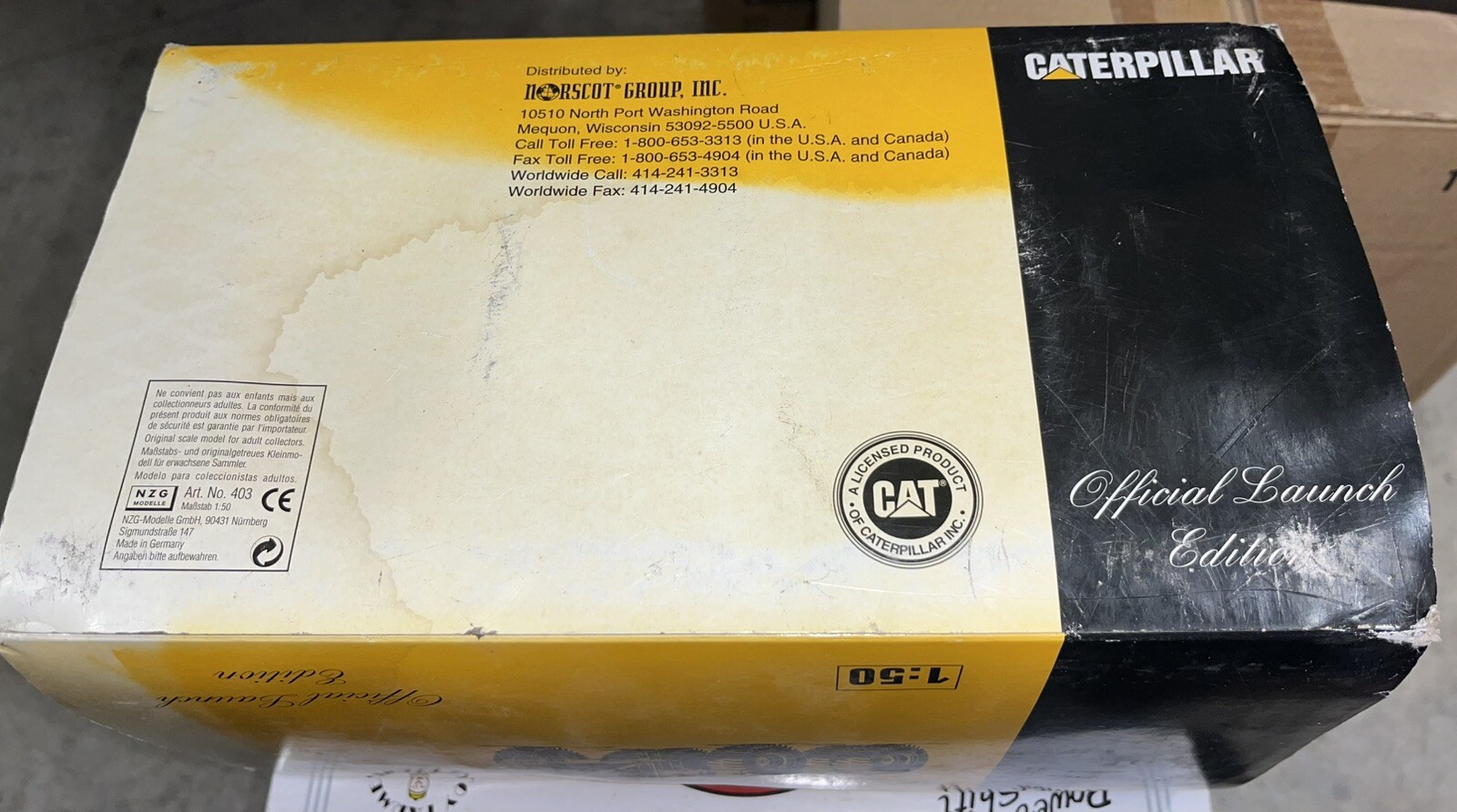NZG CAT/Caterpillar 793C Off-Highway Truck Official Launch MINExpo ‘96 1/50