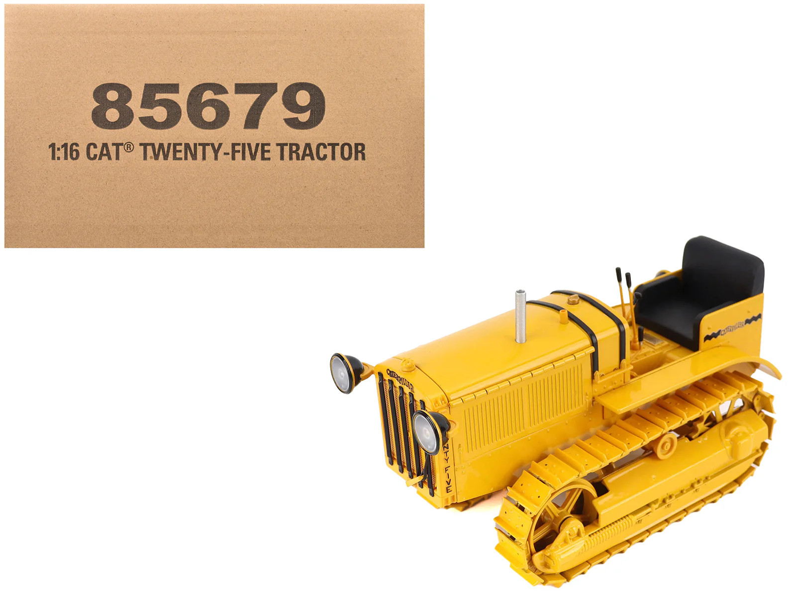 CAT Caterpillar Twenty Five Tractor Yellow « Vintage » Series 1/16 Diecast Model