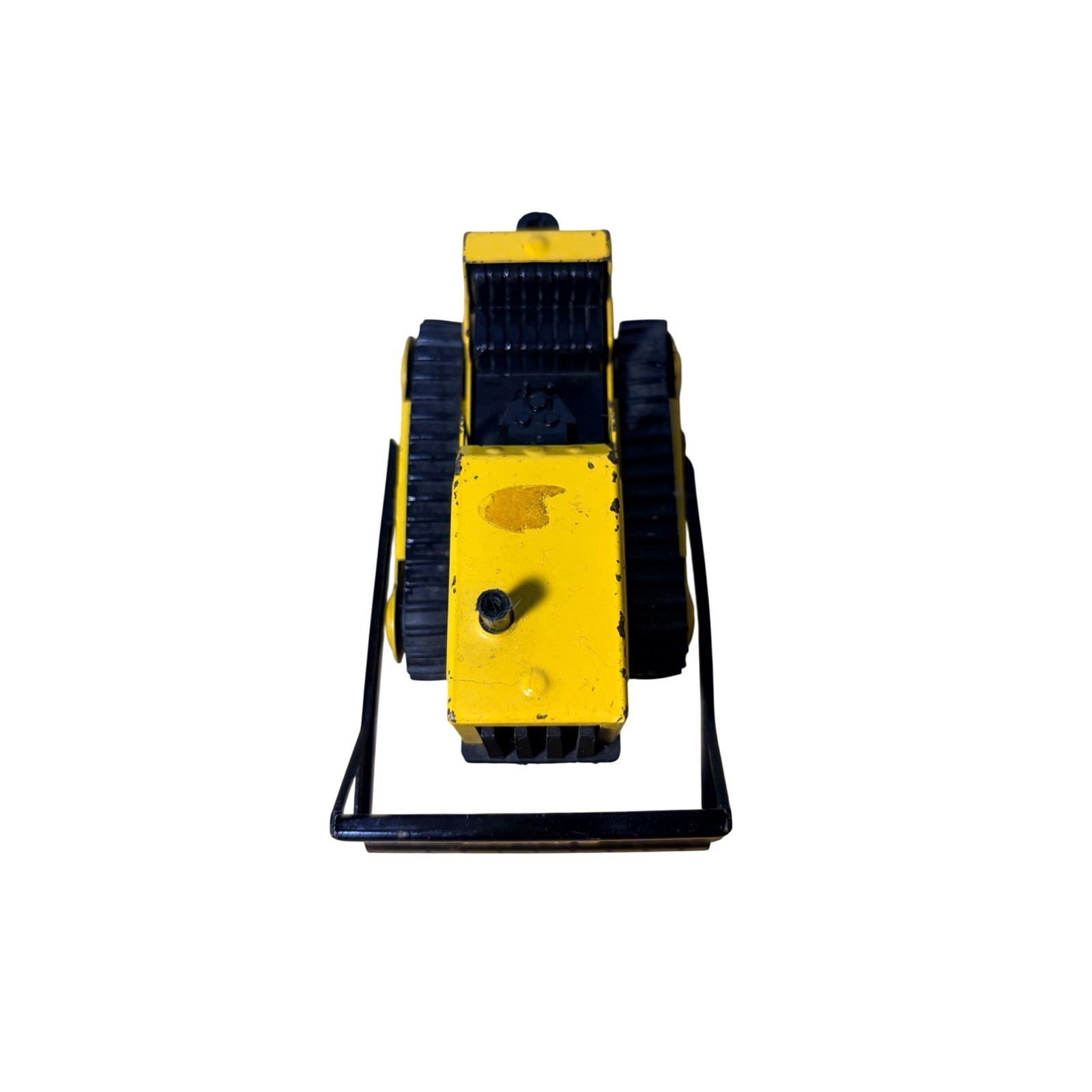 Tonka Bulldozer VTG 1970s Pressed Steel Yellow Black Construction Nostalgic Toy