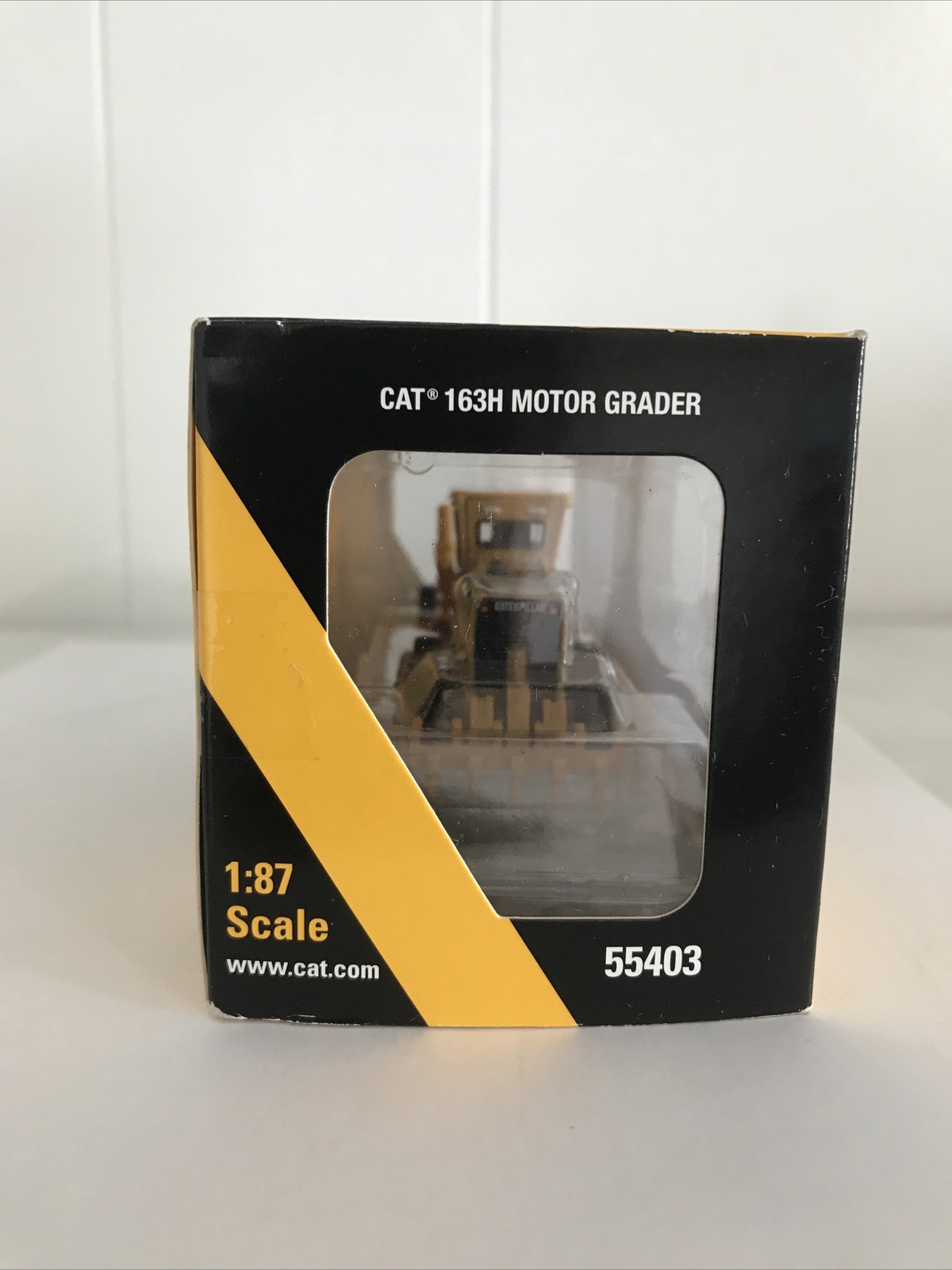 Cat 163H Motor Grader 1:87 Scale Metal Model #55403 Norscot 2008 In The Box