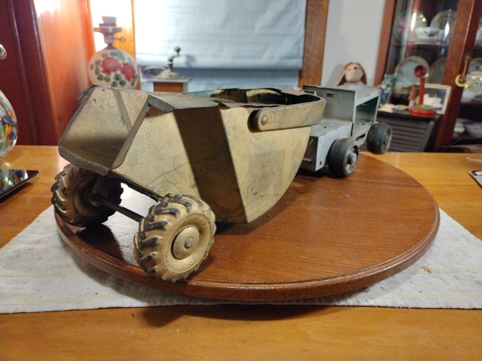 Vintage Structo Construction Toys Articulated Dump Rocker For Restore RARE